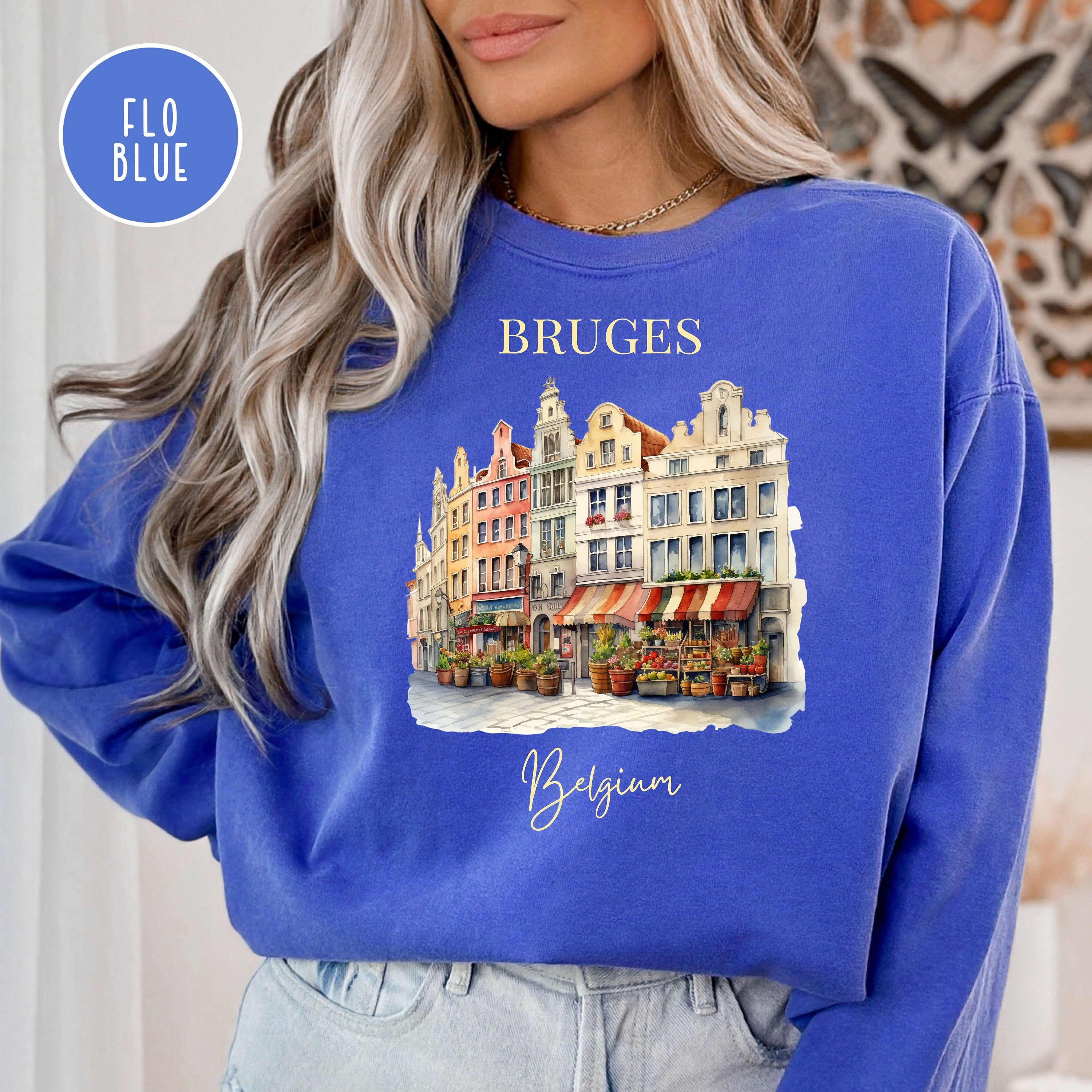 Bruges Belgium Comfort Colors® Sweatshirt