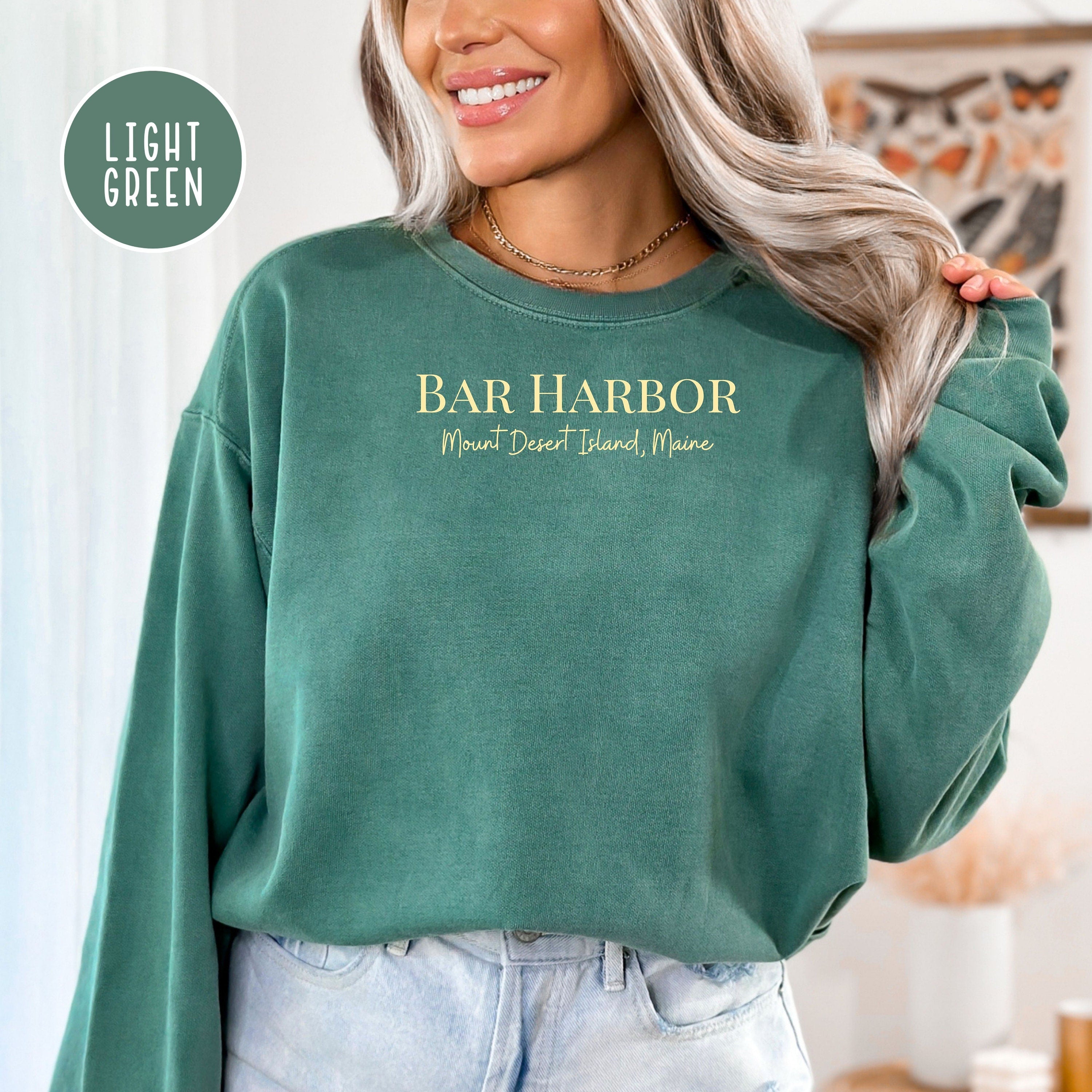 Bar Harbor Maine Comfort Colors® Sweatshirt