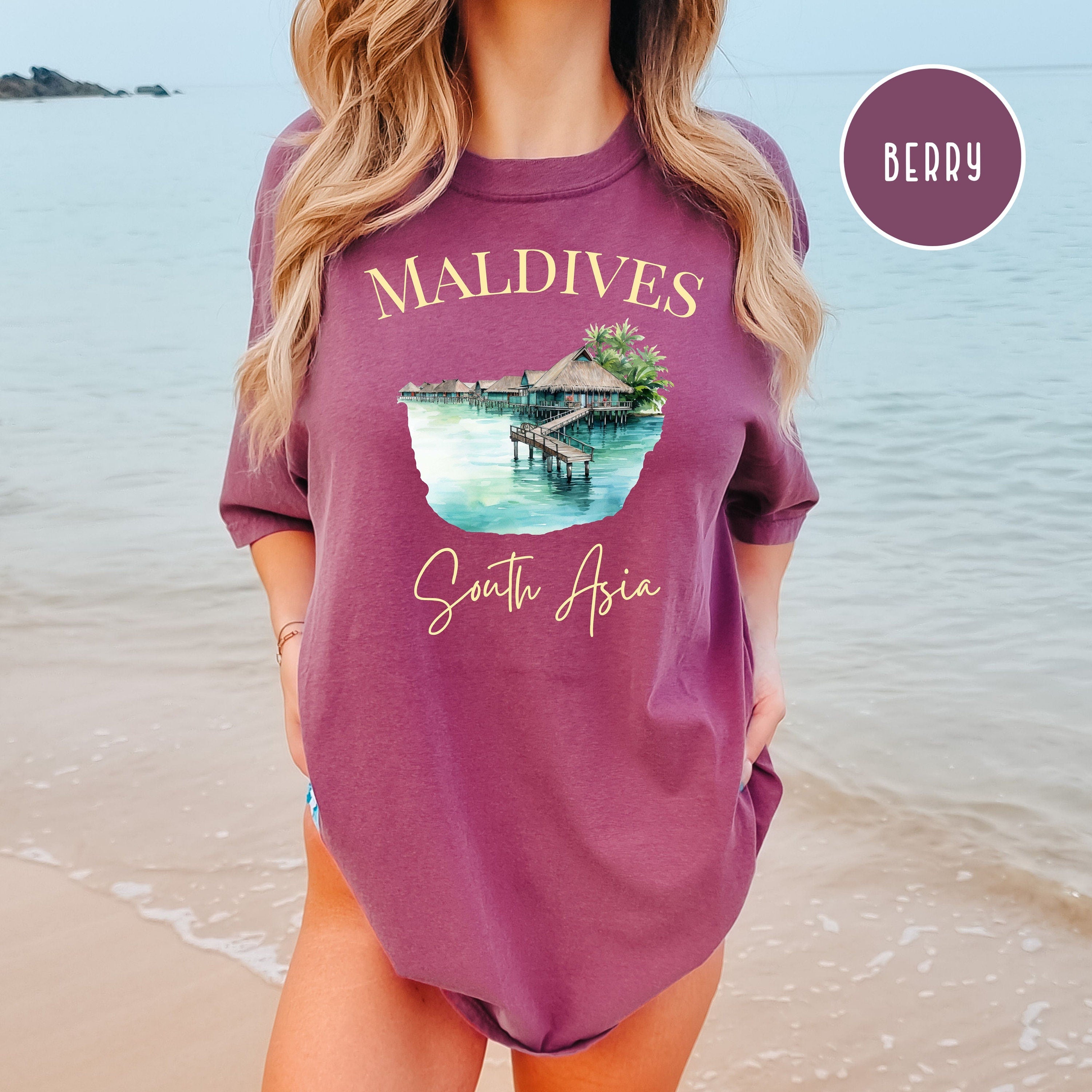 Maldives South Asia Comfort Colors® Tee