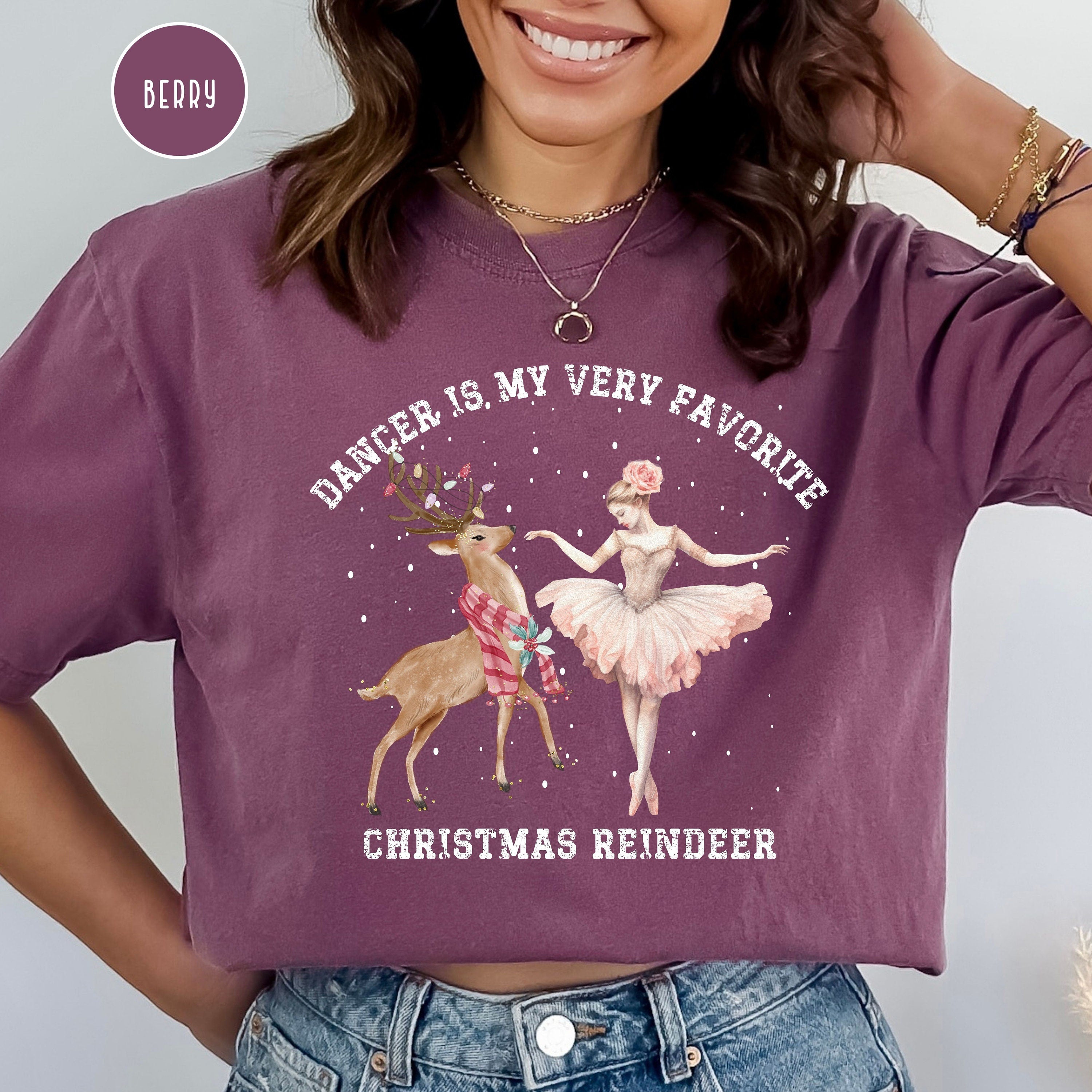 Christmas Dancer Reindeer Comfort Colors® Tee