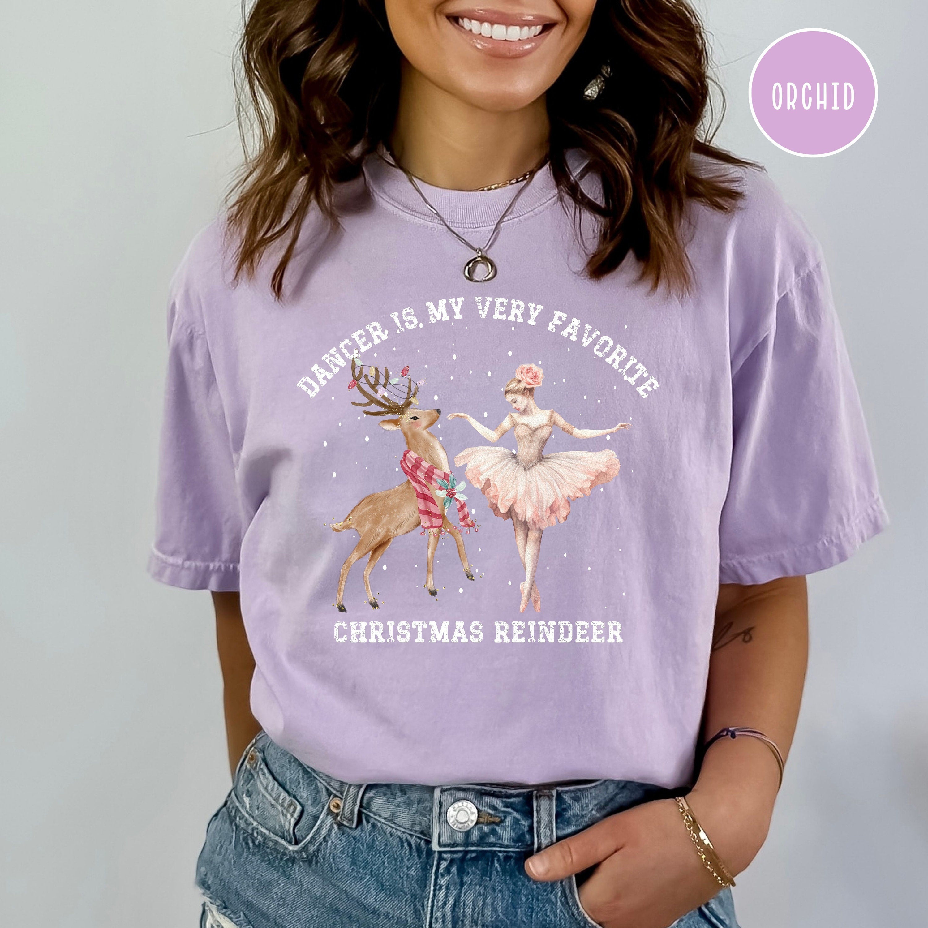 Christmas Dancer Reindeer Comfort Colors® Tee