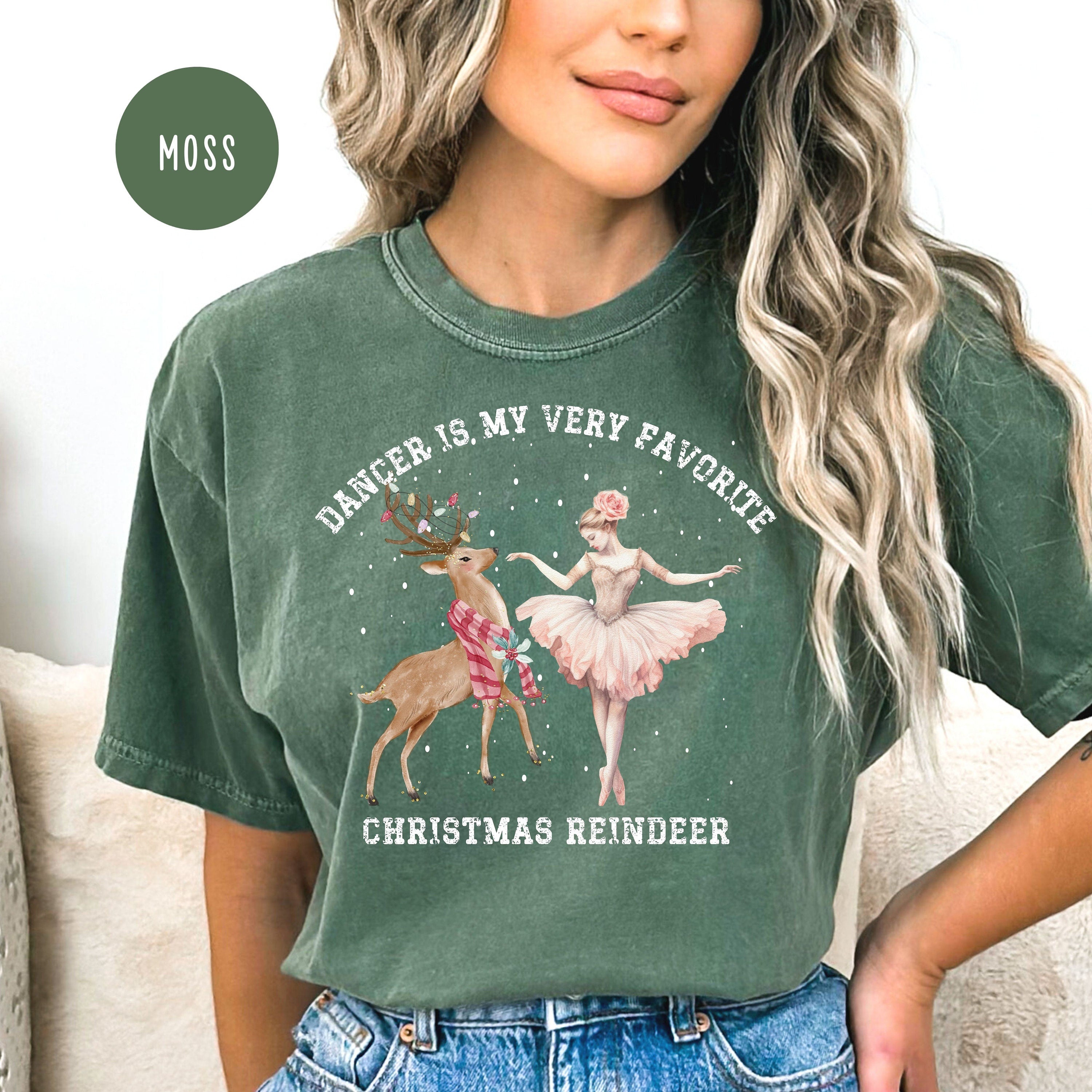 Christmas Dancer Reindeer Comfort Colors® Tee