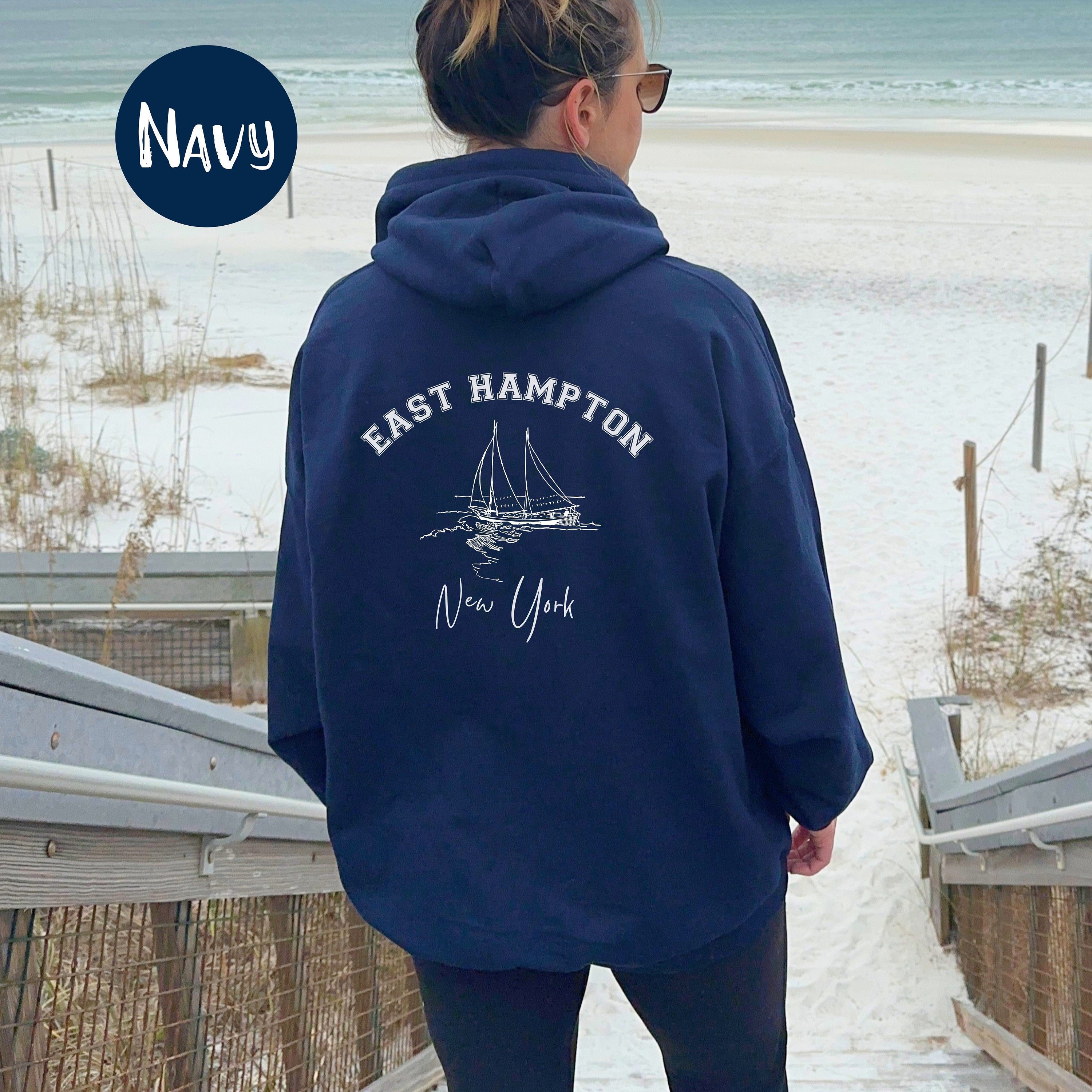 East Hampton Grunge Style Pullover Hoodie