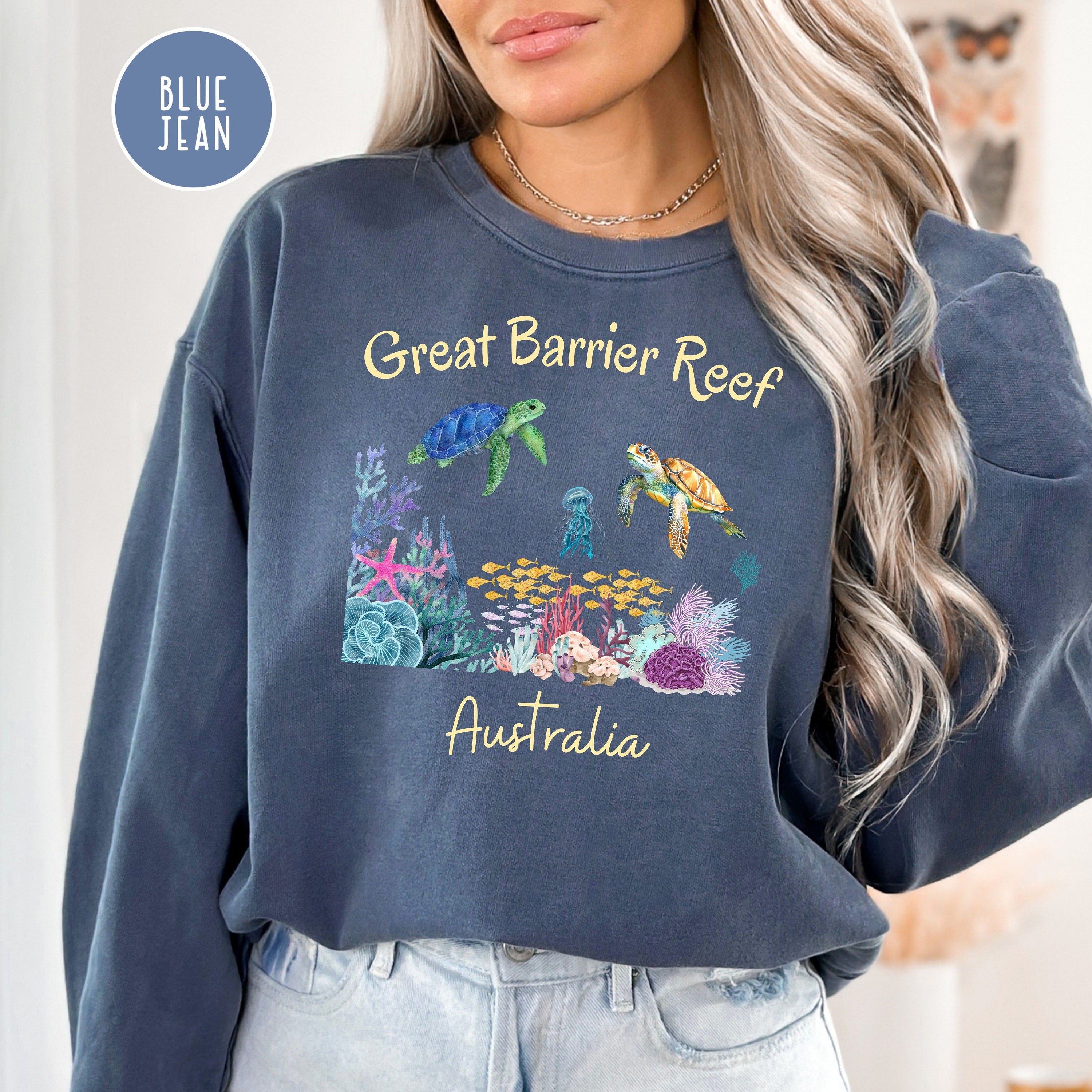 Great Barrier Reef Australia Comfort Colors® Sweatshirt