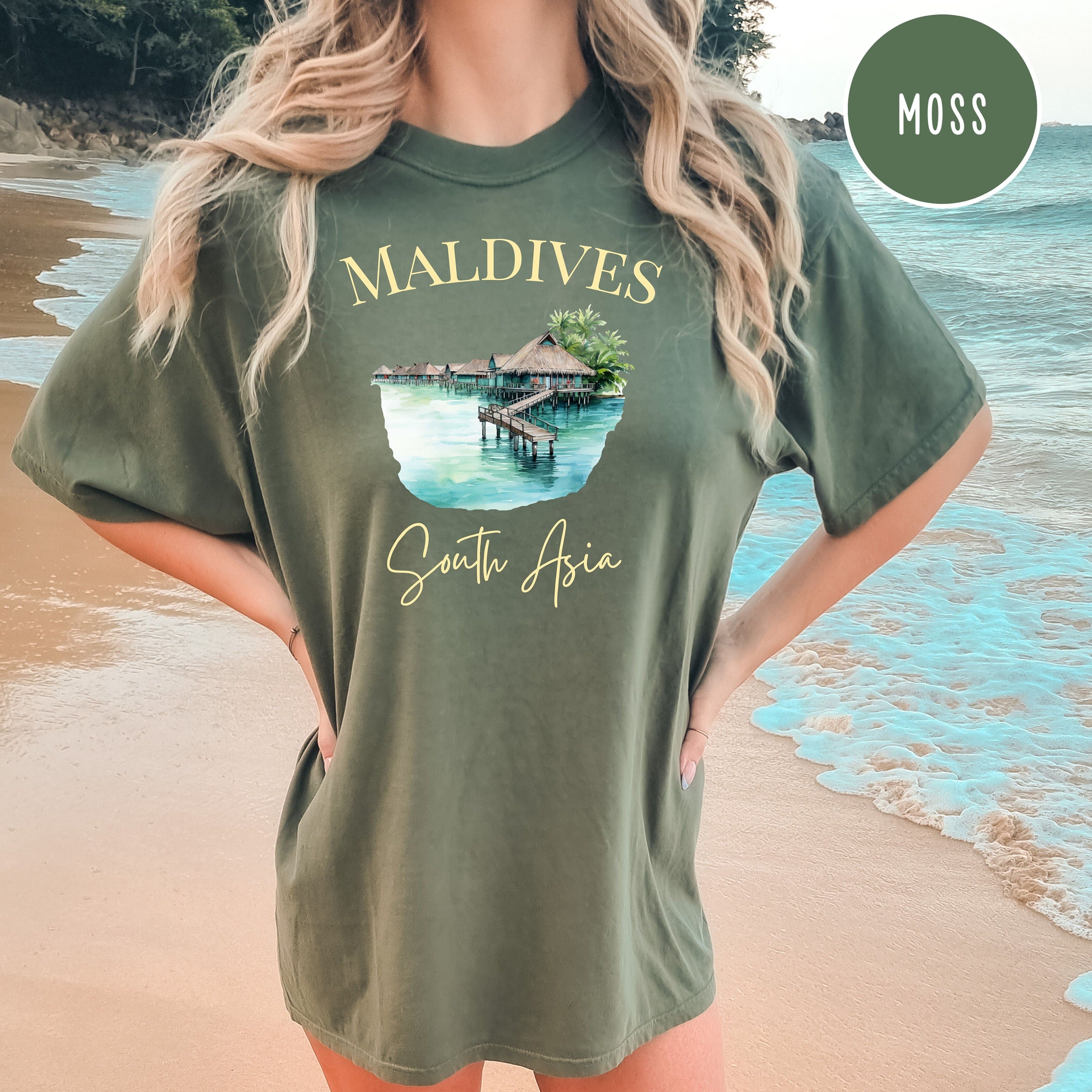 Maldives South Asia Comfort Colors® Tee