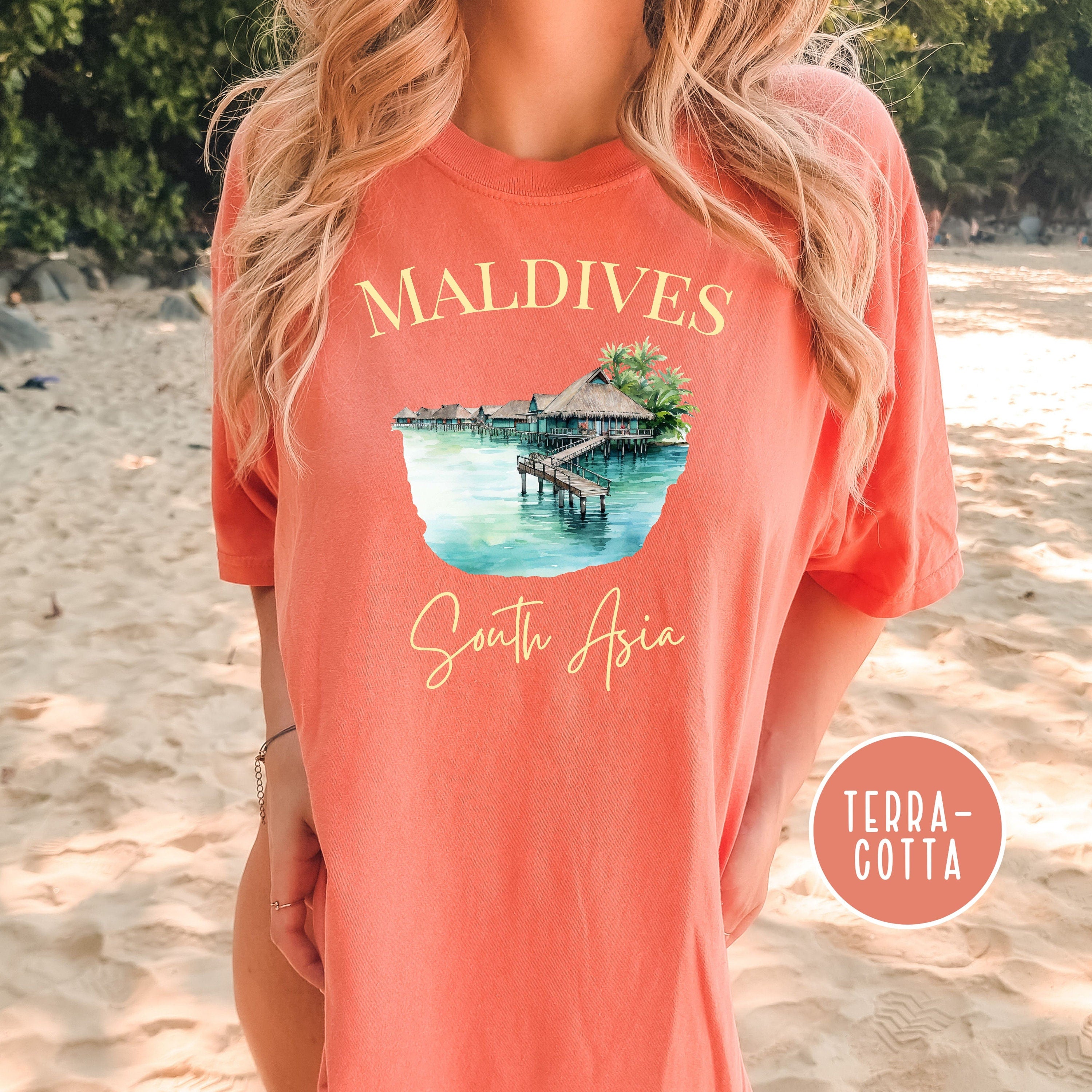 Maldives South Asia Comfort Colors® Tee