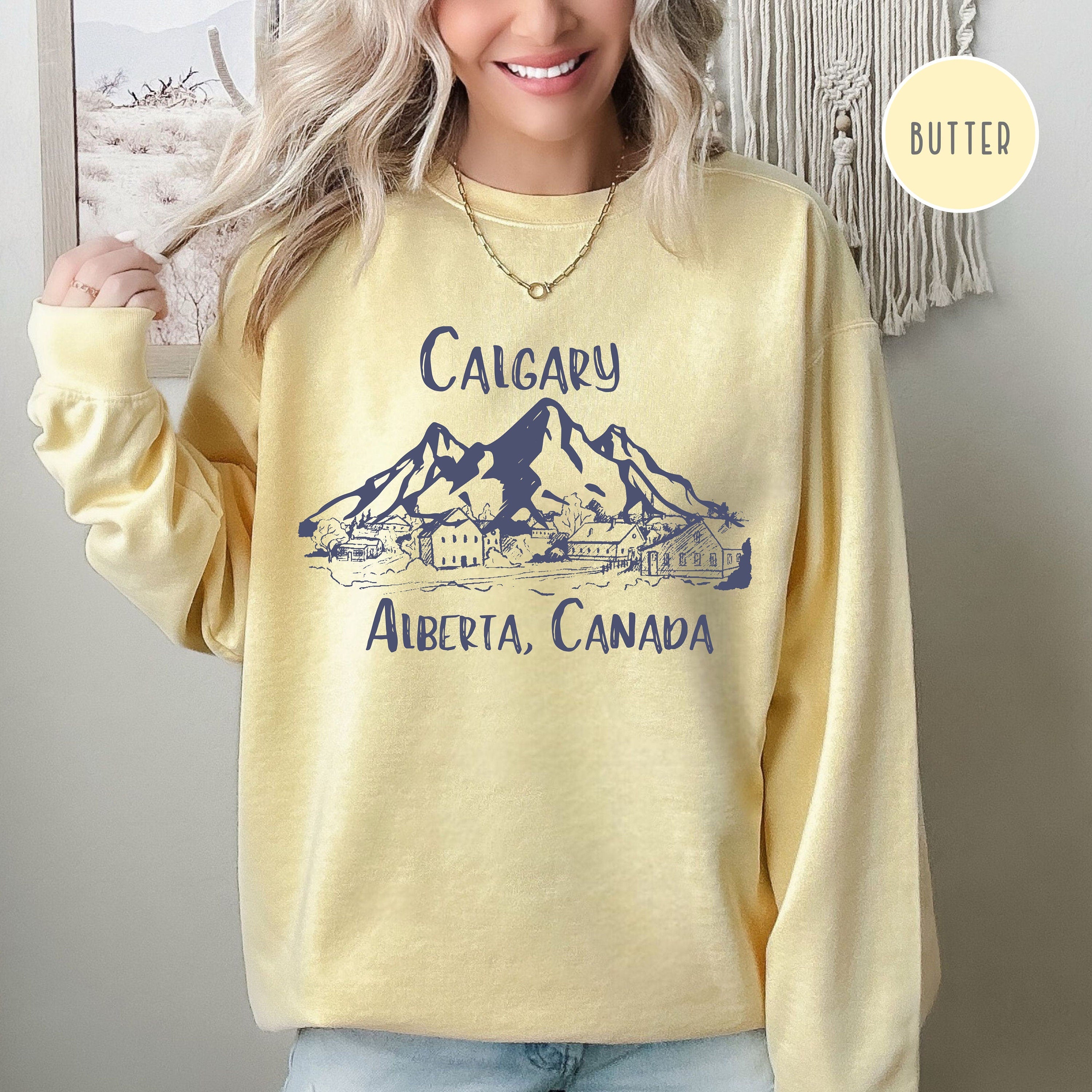 Calgary Canada Grunge Style Comfort Colors® Sweatshirt