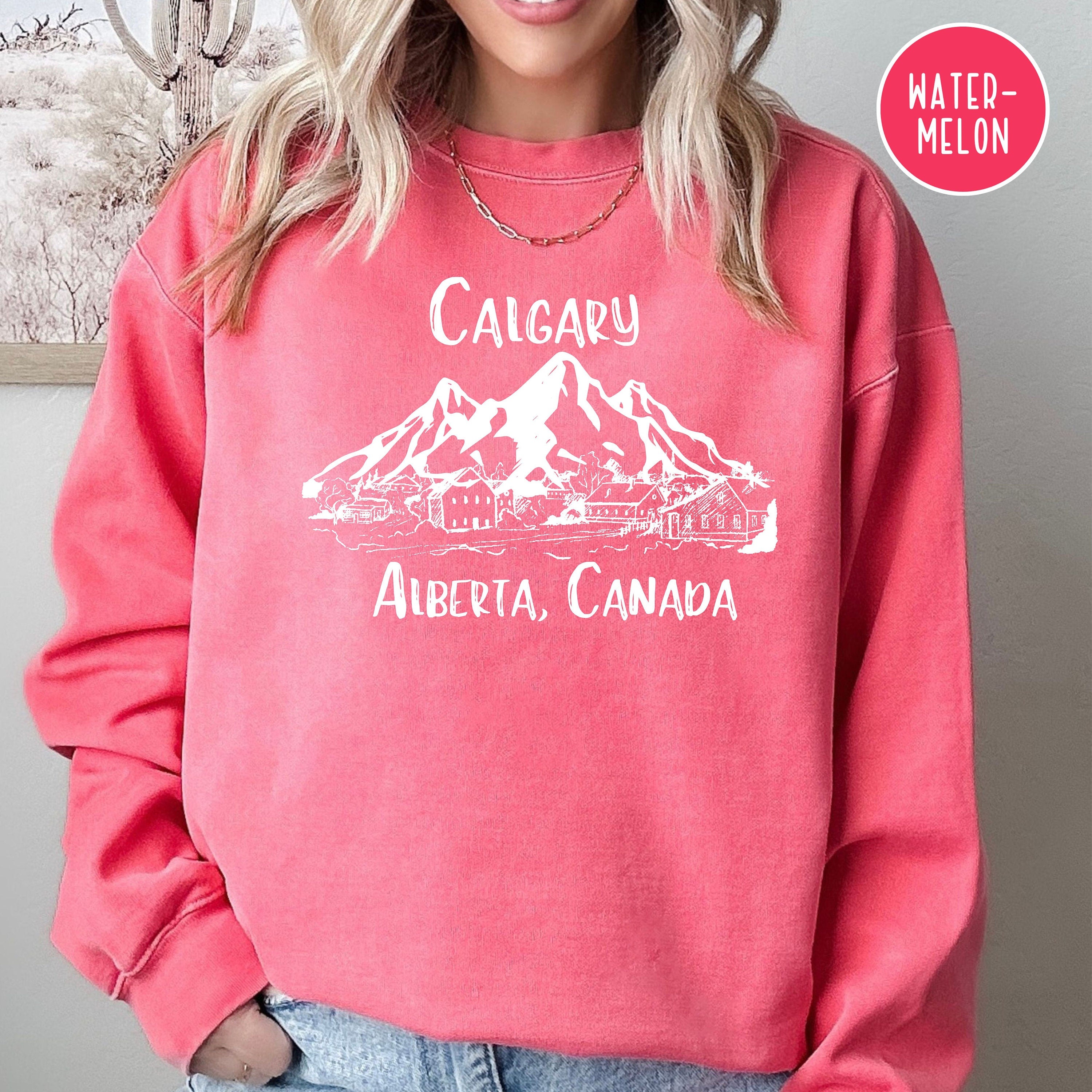 Calgary Canada Grunge Style Comfort Colors® Sweatshirt