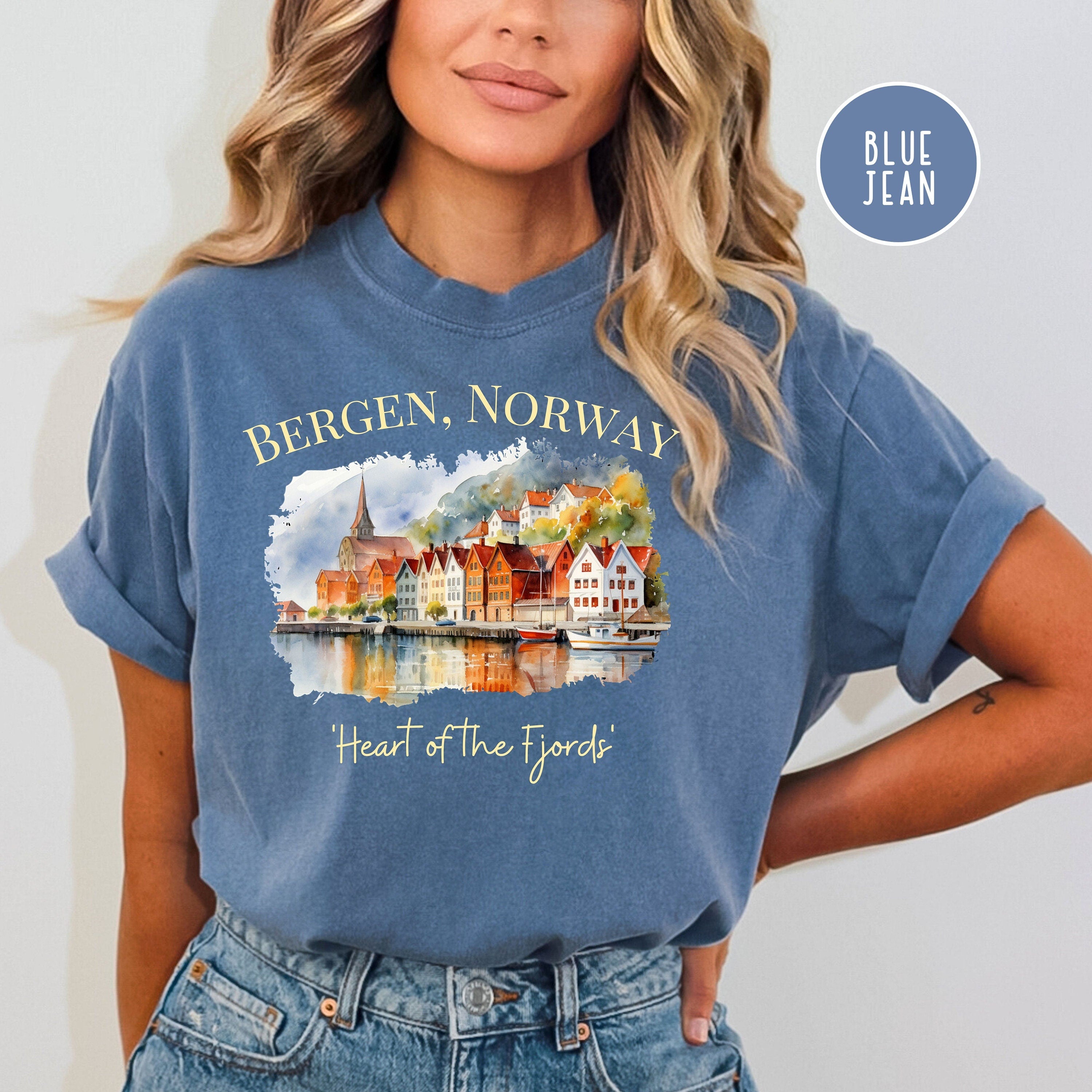 Bergen Norway Fjords of Norway, Comfort Colors® T-Shirt