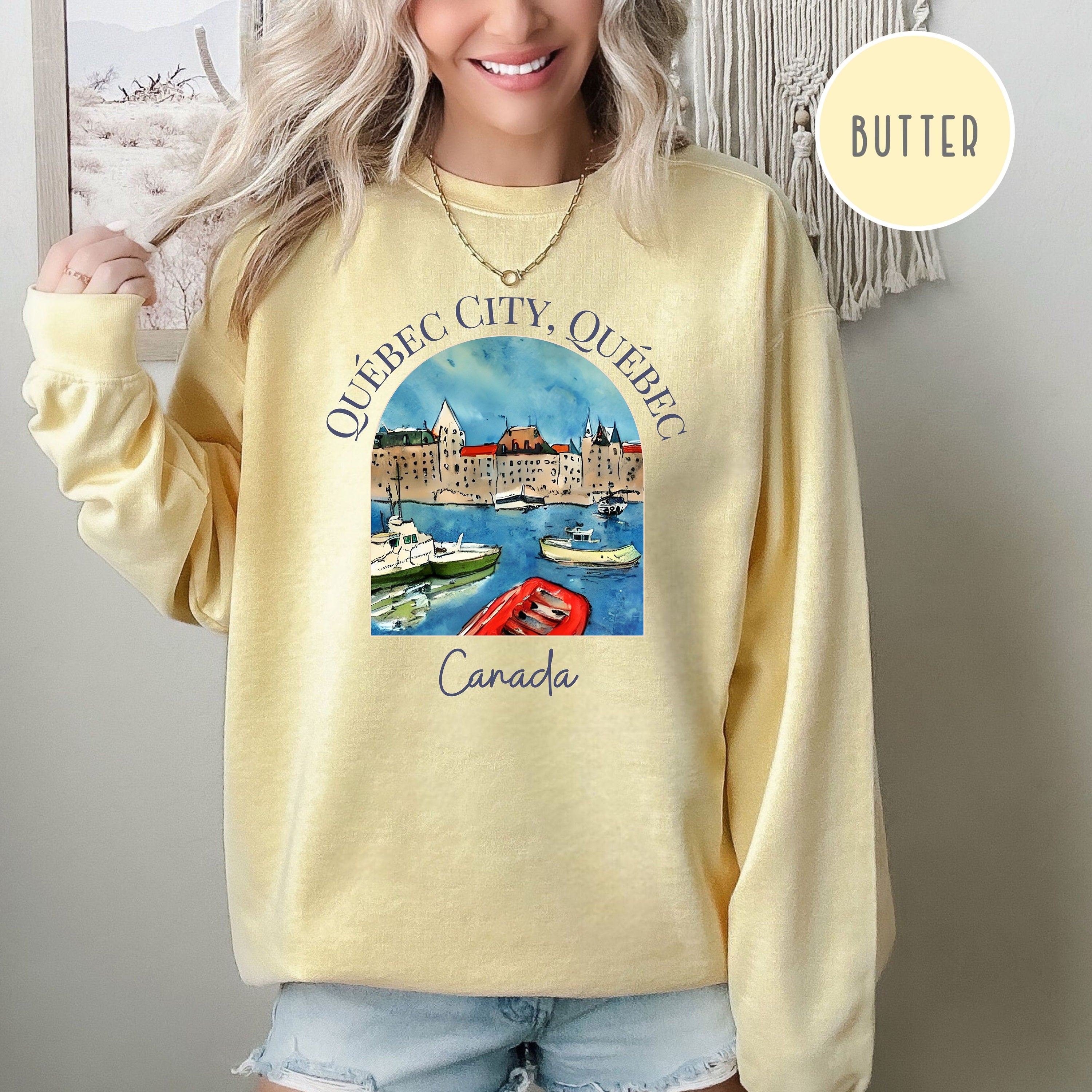 Quebec City Canada Comfort Colors® Sweatshirt