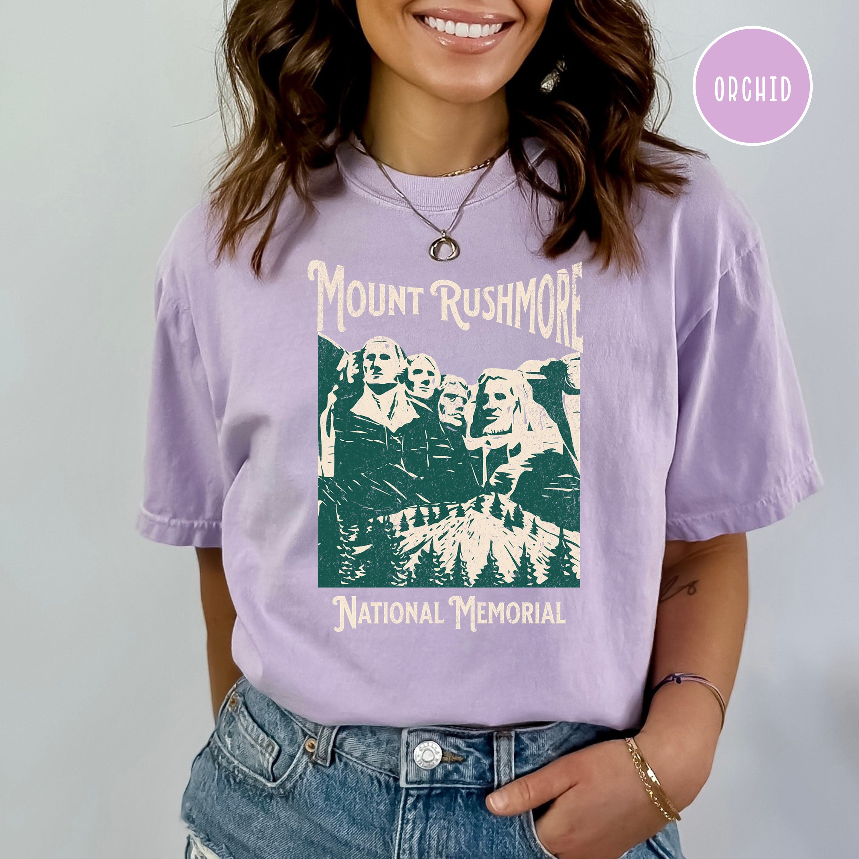 Mount Rushmore Grunge Style Comfort Colors® Tee