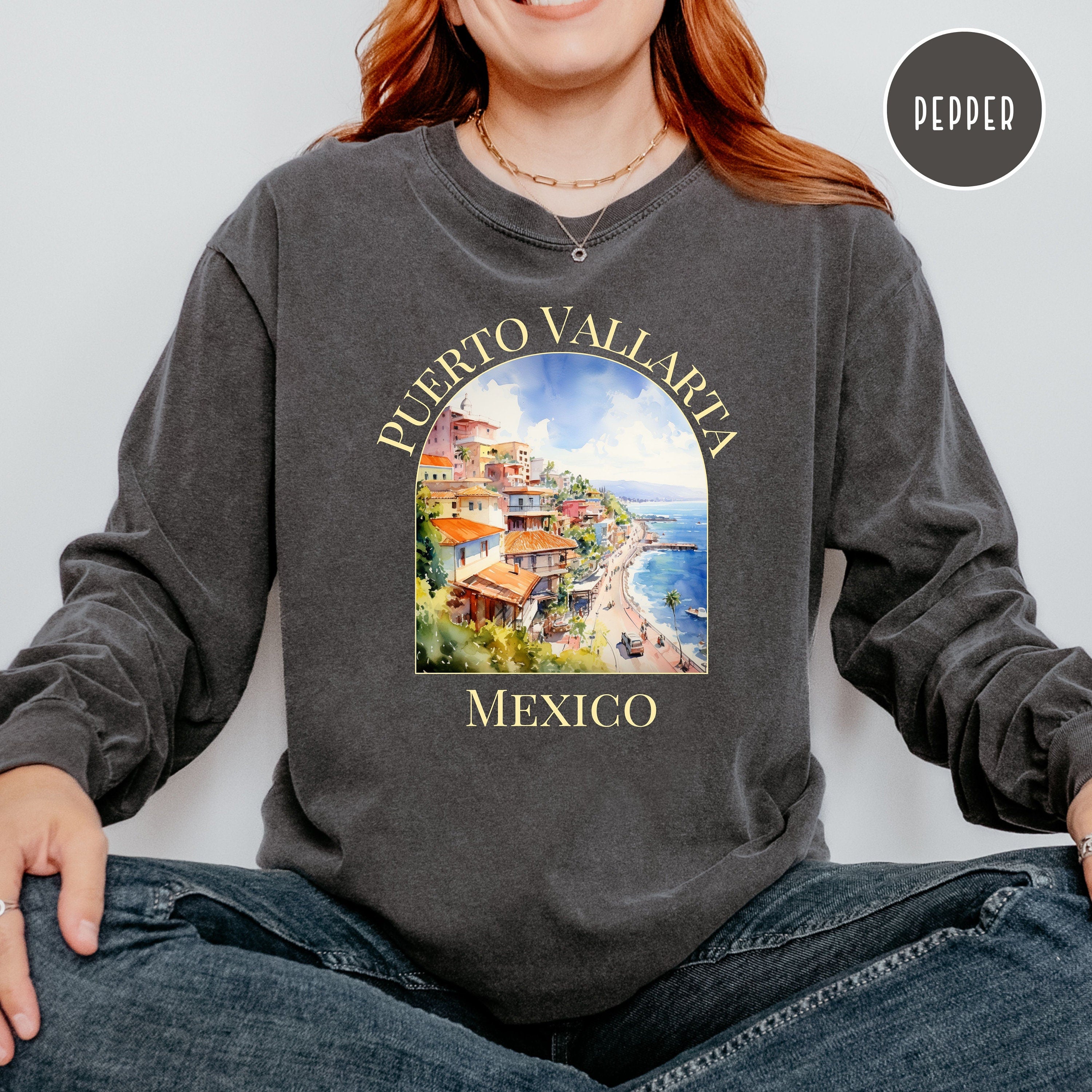 Puerto Vallarta Comfort Colors® Long Sleeve Tee