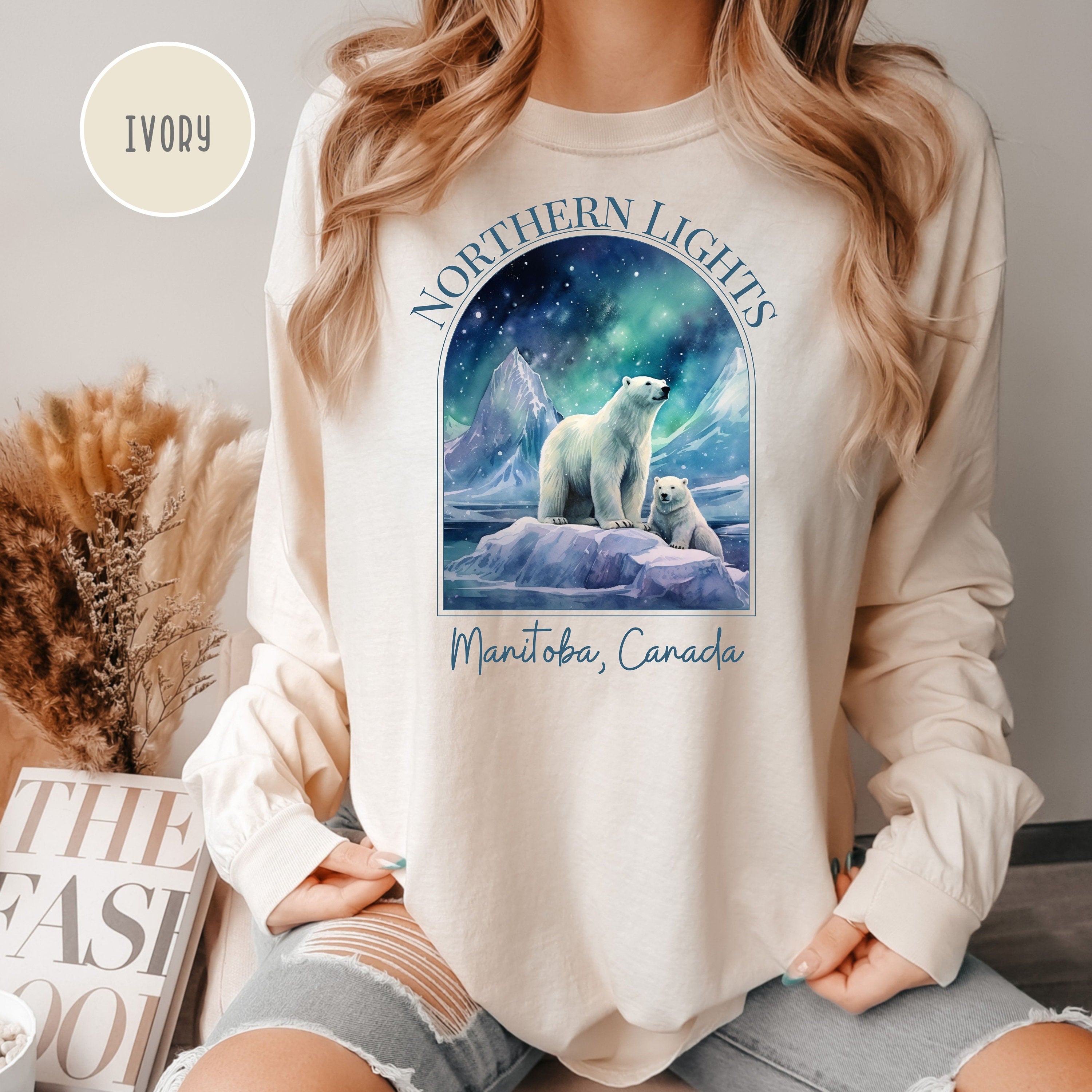 Polar Bear Comfort Colors® Long Sleeve Tee