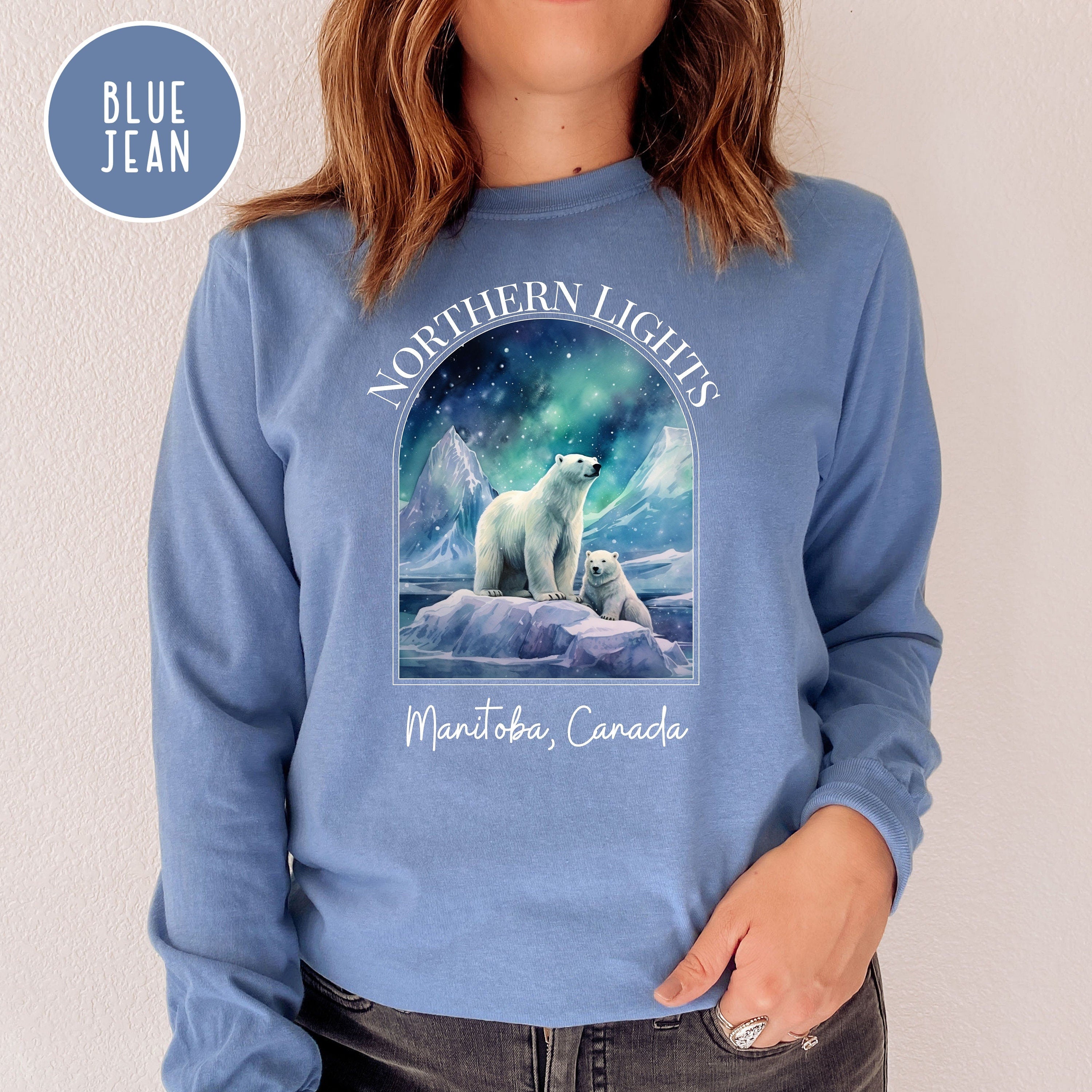 Polar Bear Comfort Colors® Long Sleeve Tee
