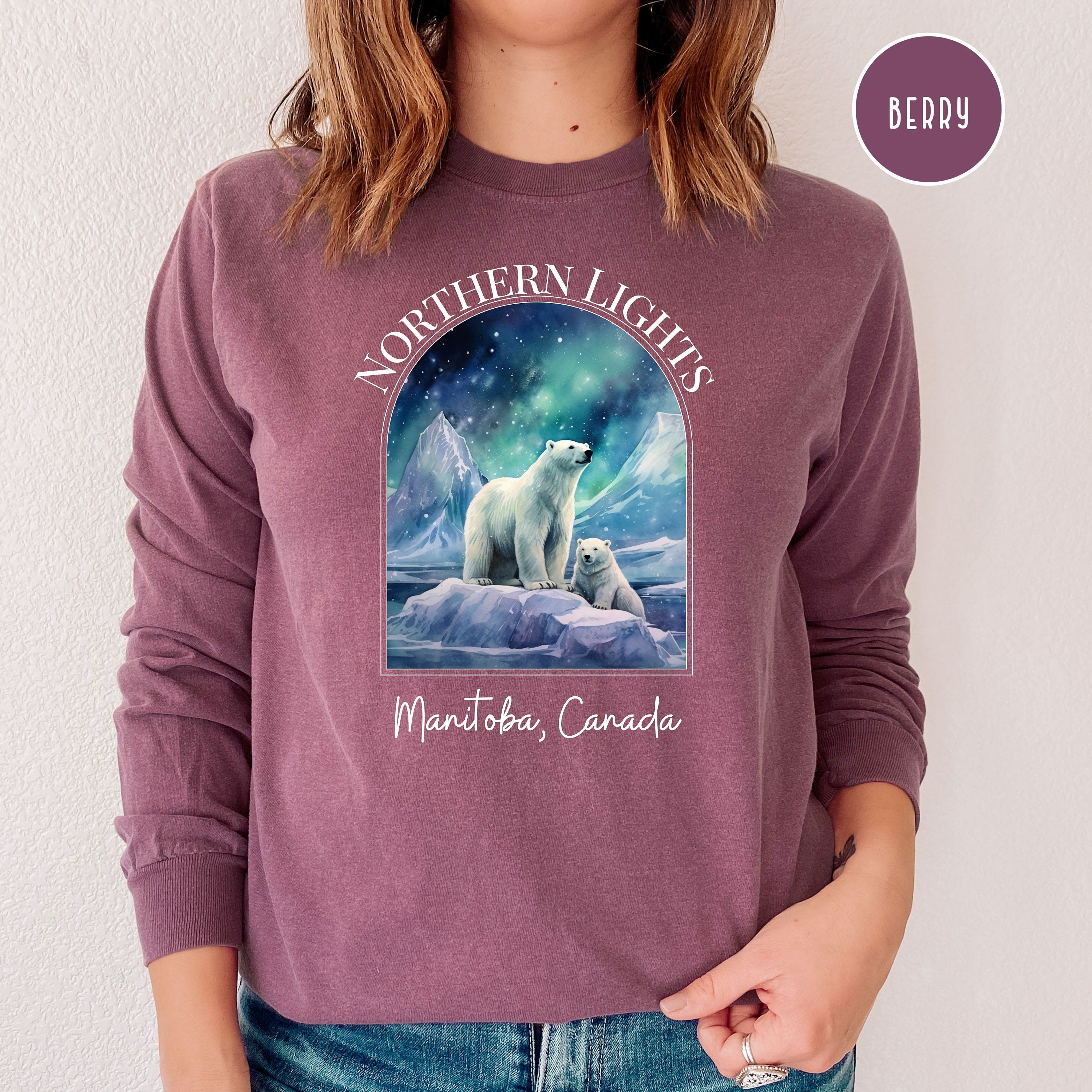 Polar Bear Comfort Colors® Long Sleeve Tee