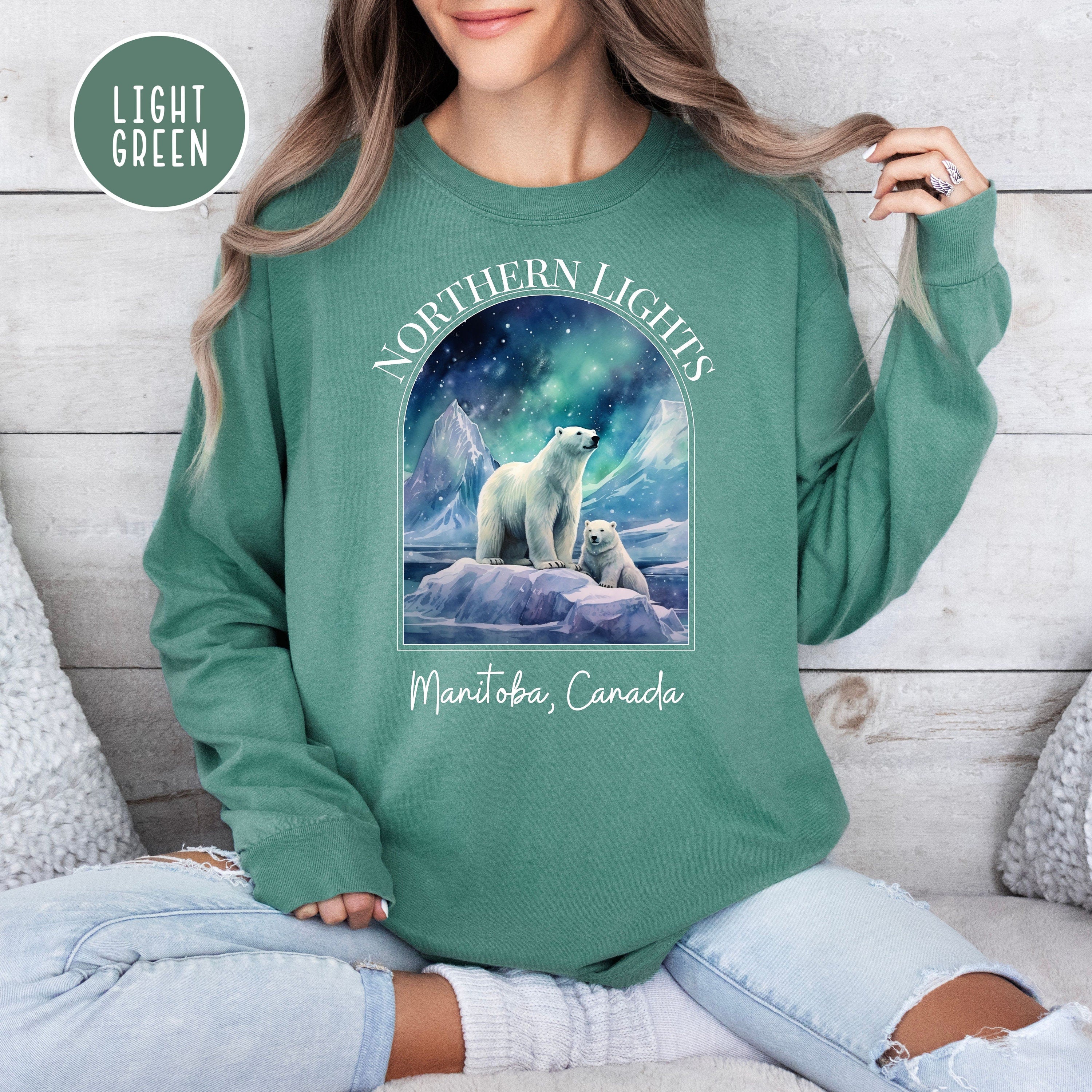Polar Bear Comfort Colors® Long Sleeve Tee