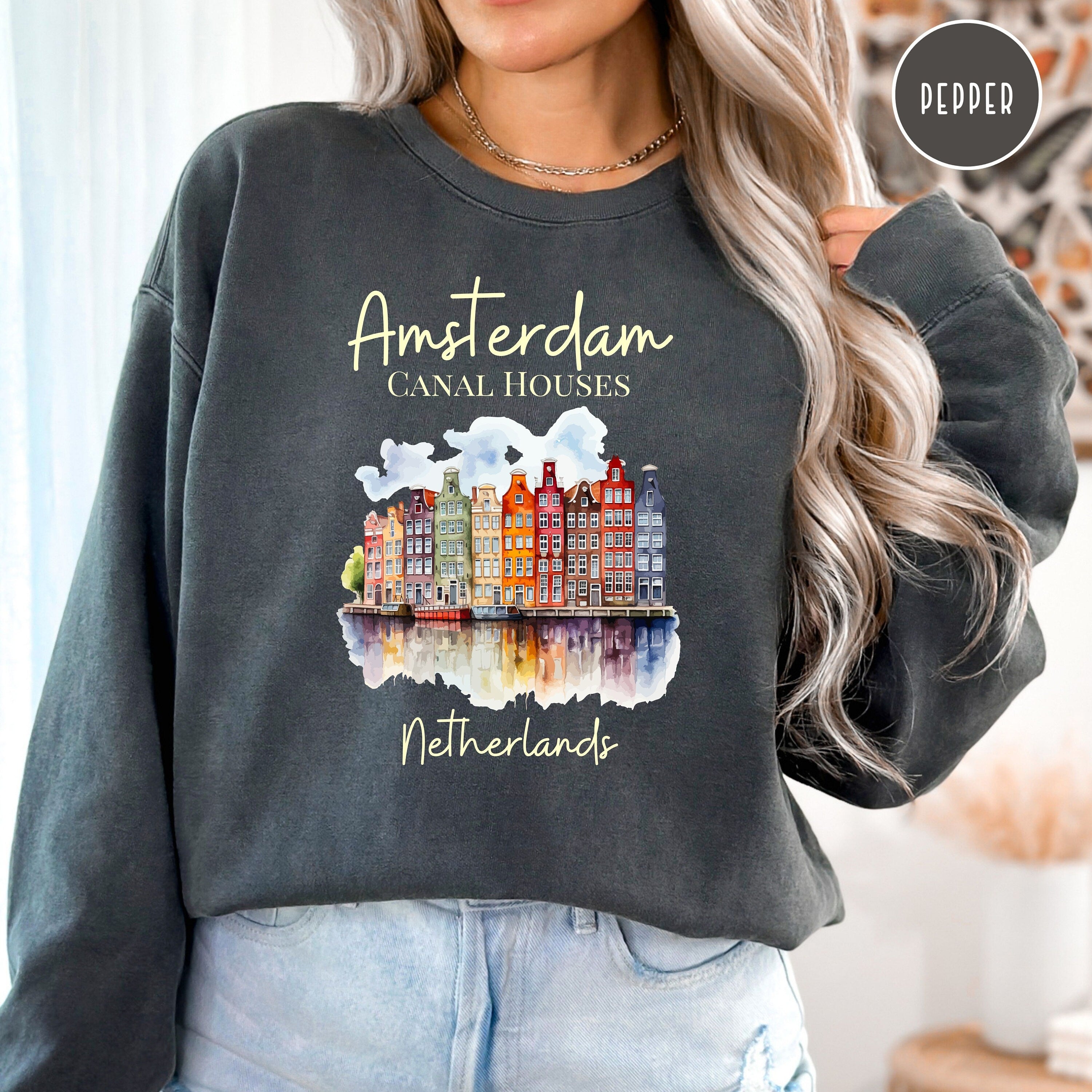 Amsterdam Netherlands Comfort Colors® Sweatshirt