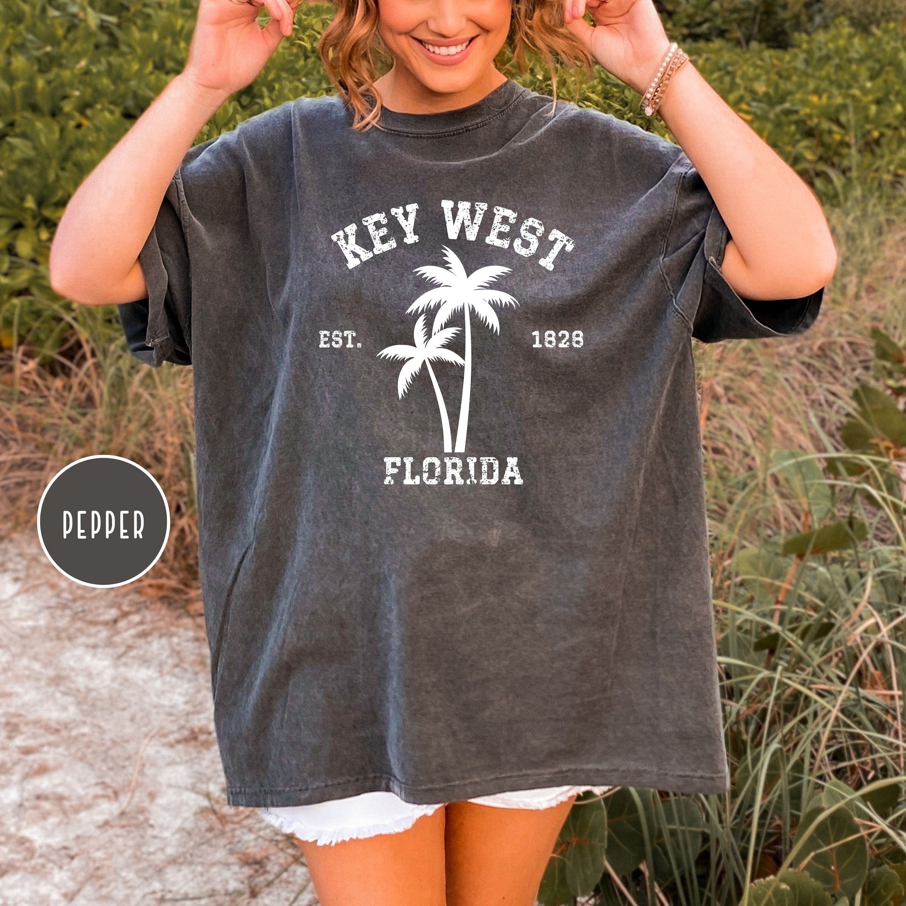 Key West Florida Grunge Style Comfort Colors® Tee