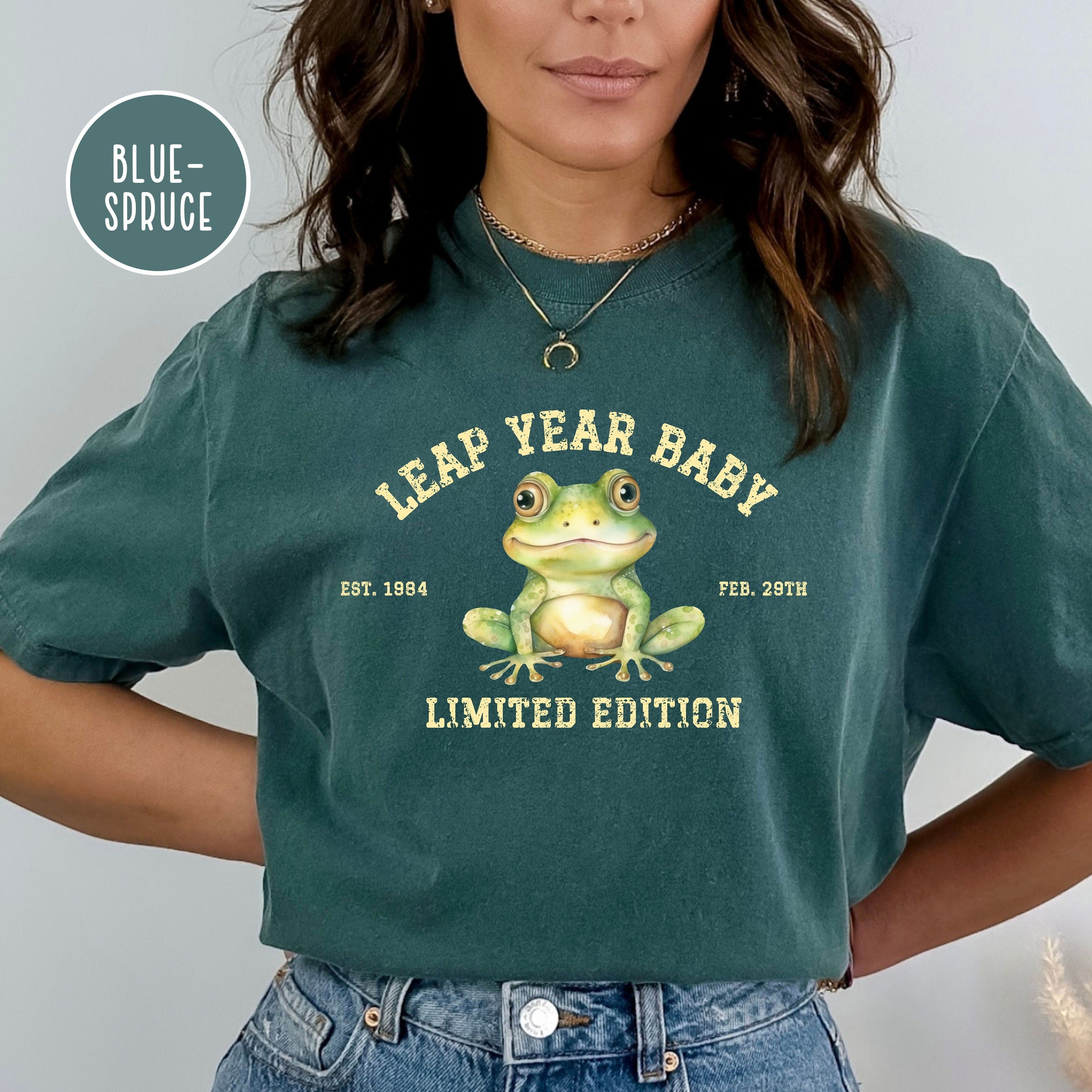 Leap Year Baby Comfort Colors® Birthday Gift Tee - Can Be Customized