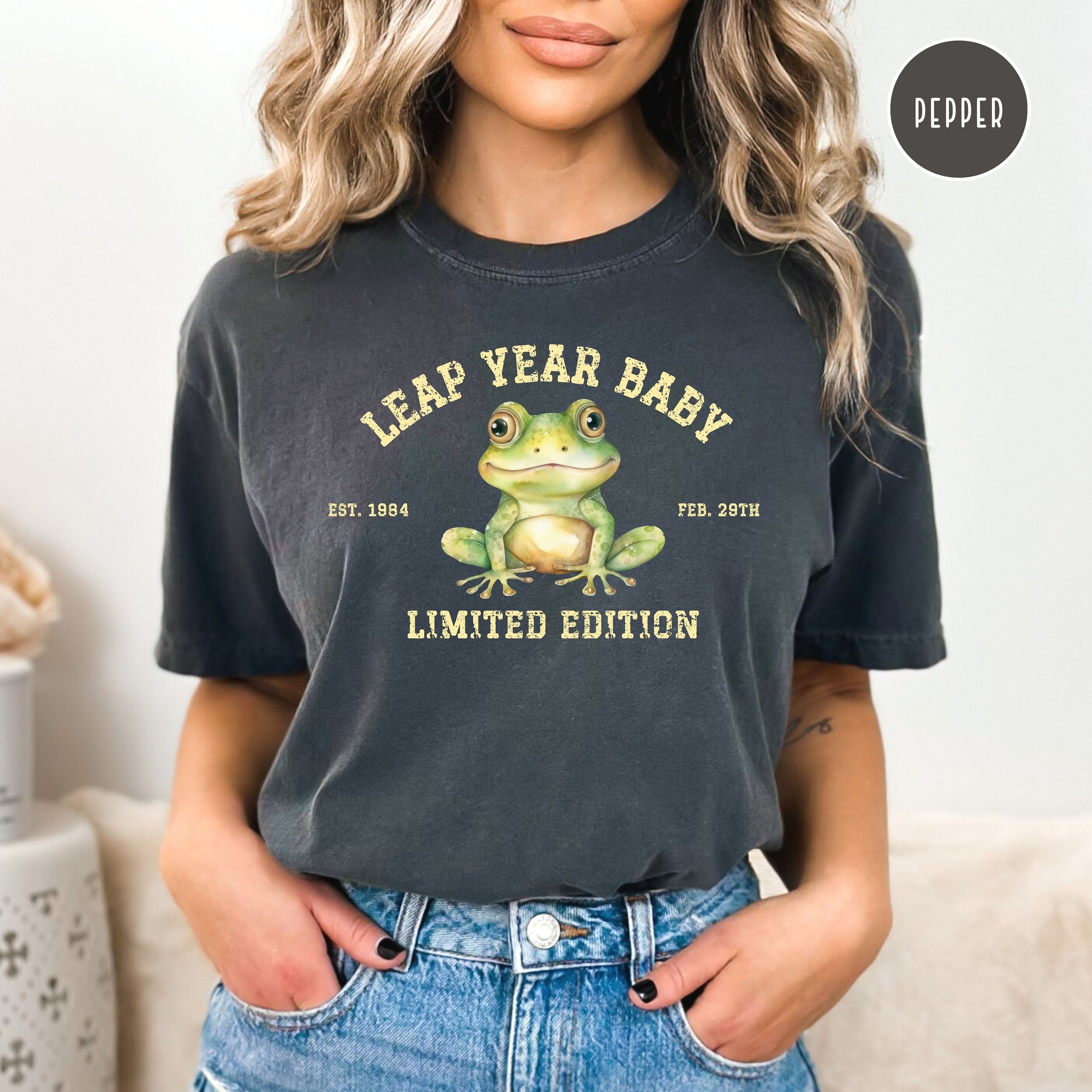Leap Year Baby Comfort Colors® Birthday Gift Tee - Can Be Customized