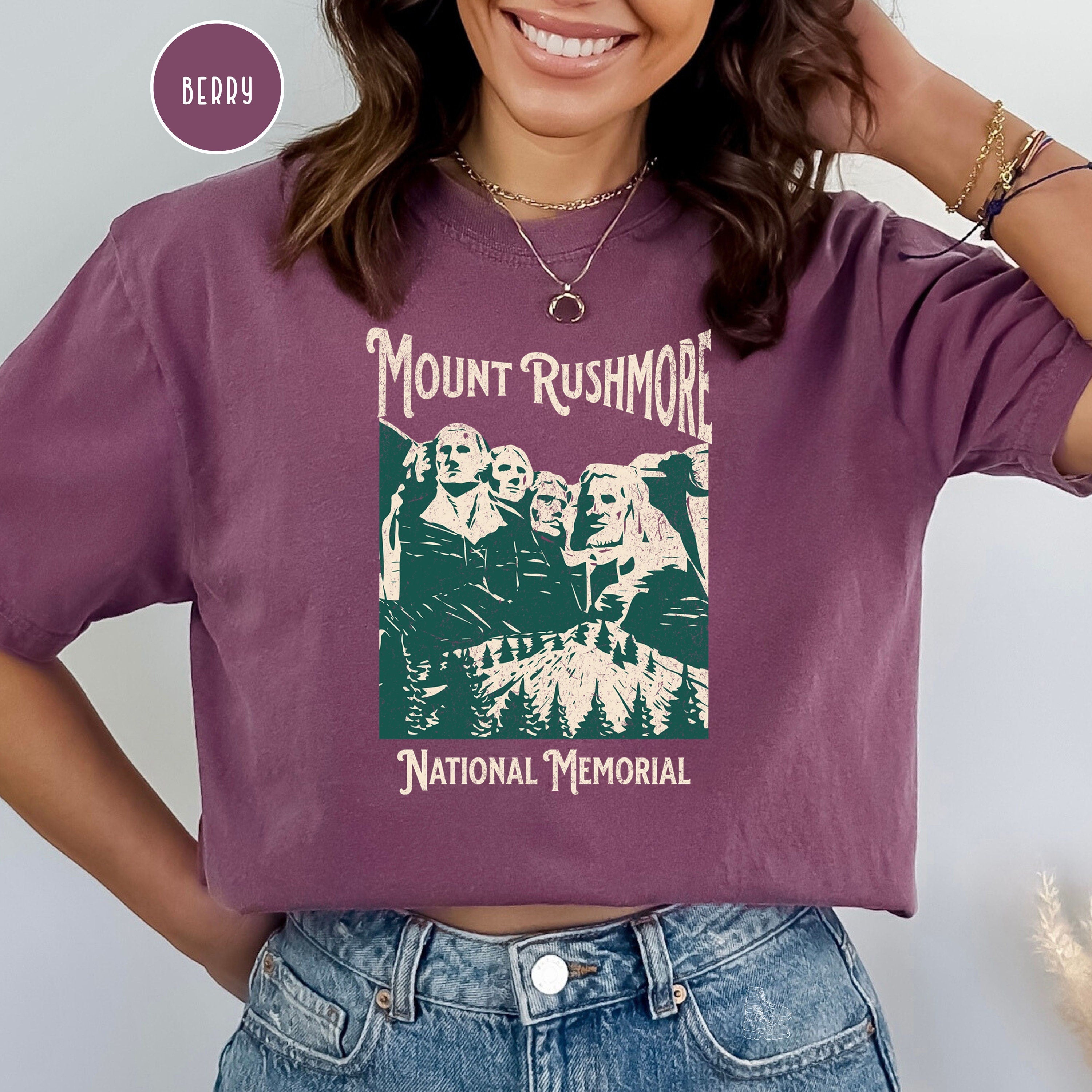 Mount Rushmore Grunge Style Comfort Colors® Tee