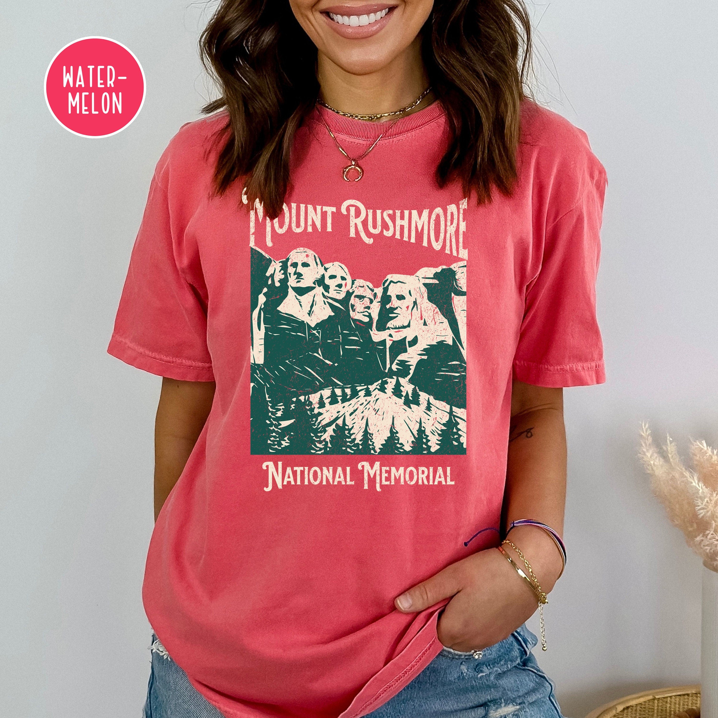 Mount Rushmore Grunge Style Comfort Colors® Tee