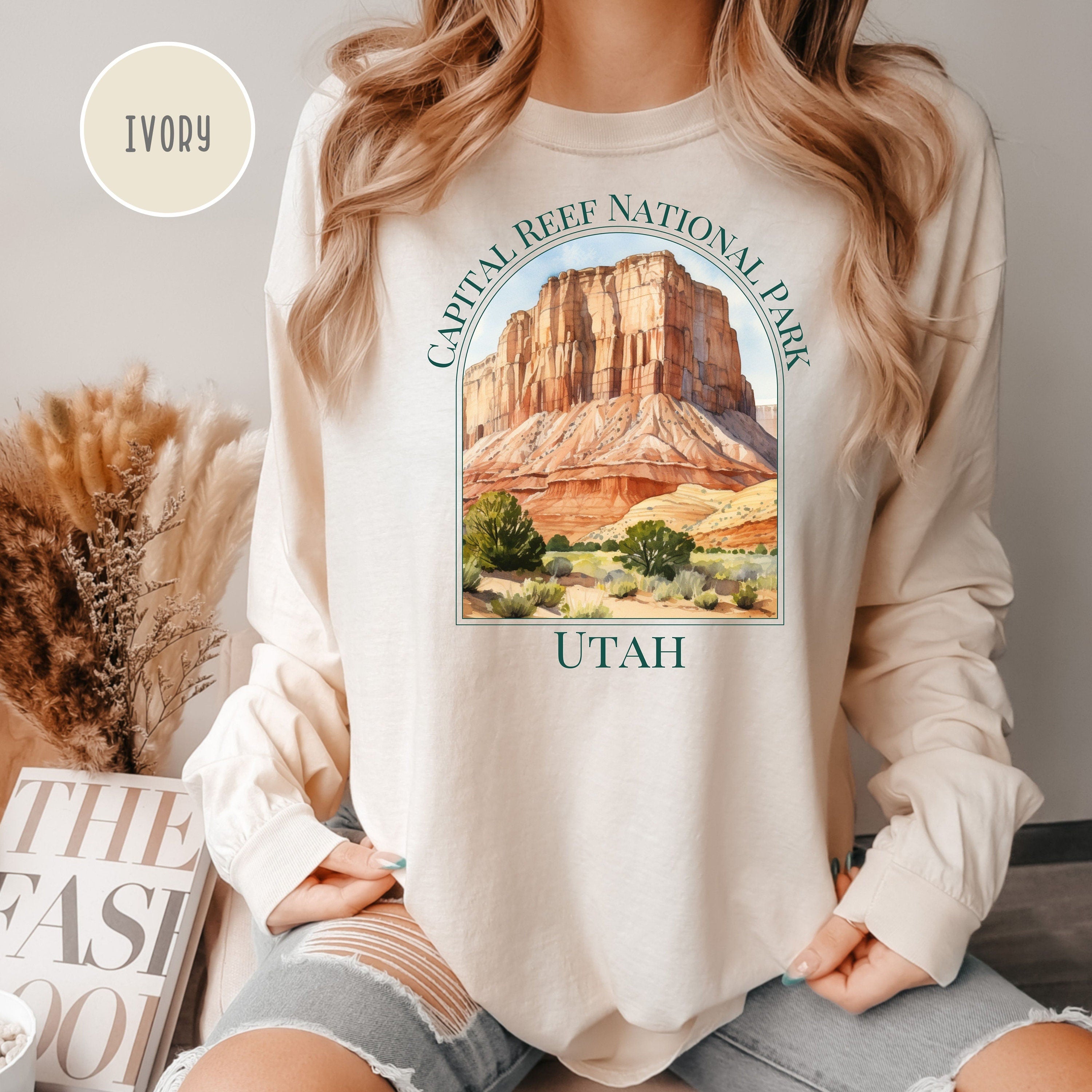 Capital Reef National Park Comfort Colors® Long Sleeve Tee