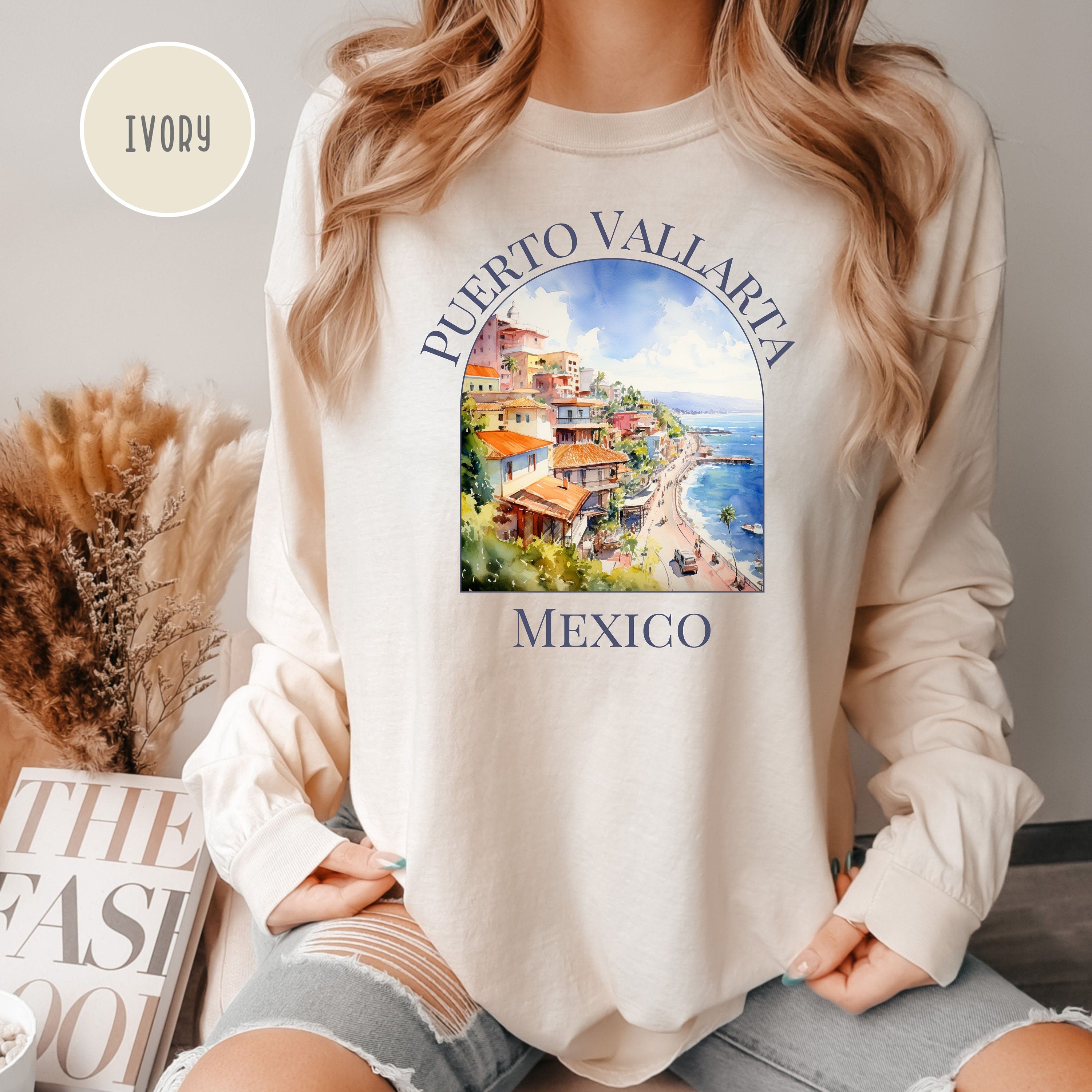 Puerto Vallarta Comfort Colors® Long Sleeve Tee