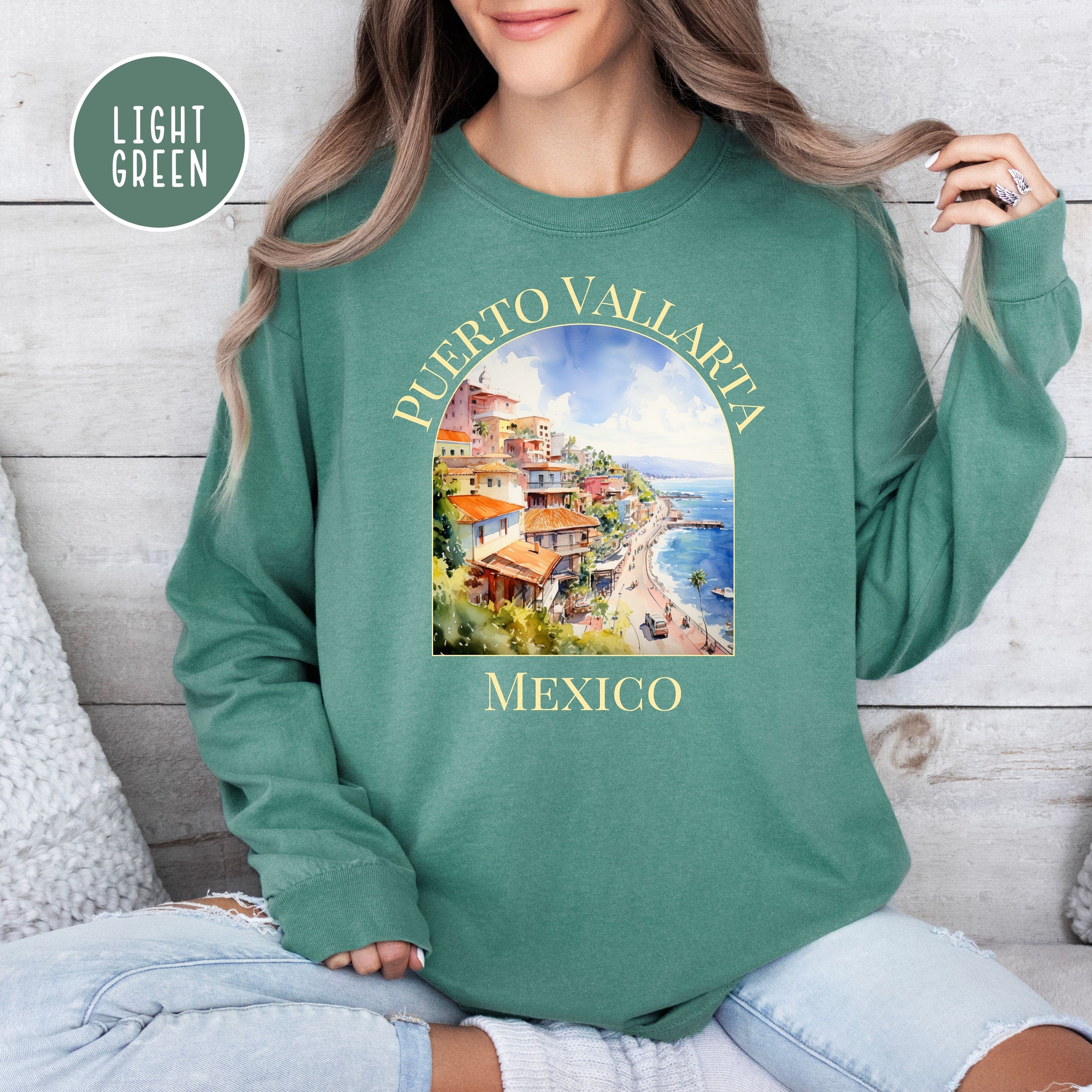 Puerto Vallarta Comfort Colors® Long Sleeve Tee