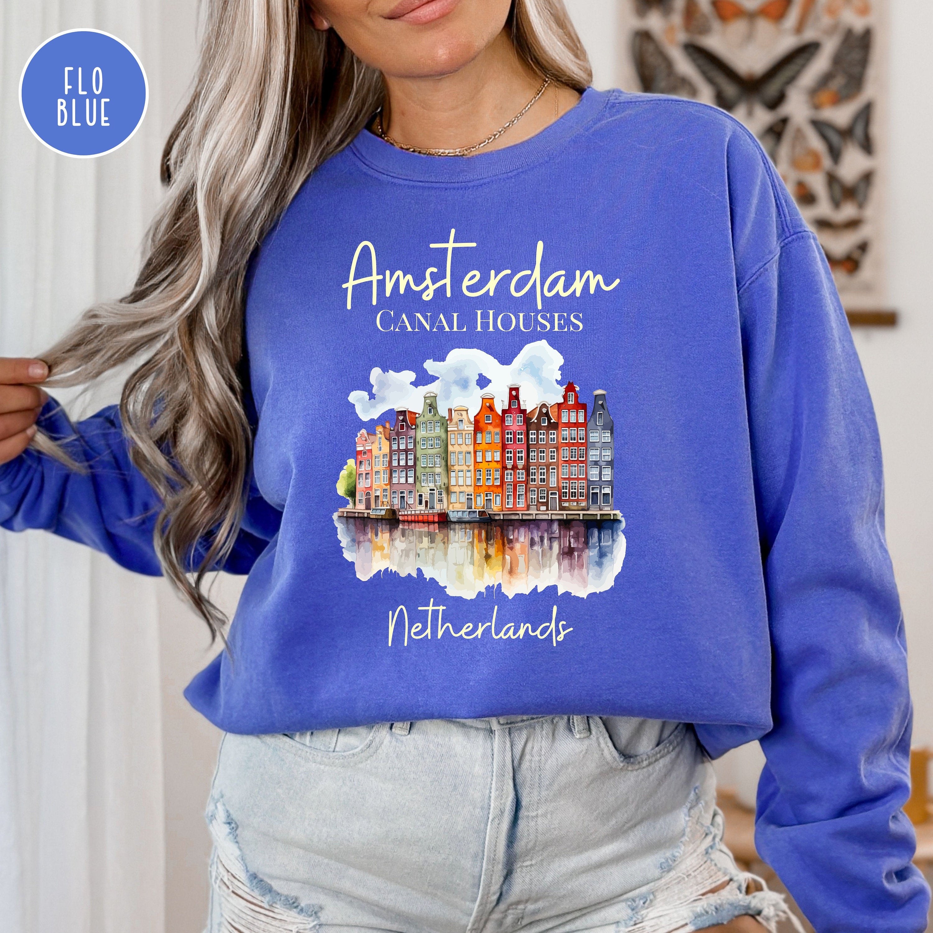 Amsterdam Netherlands Comfort Colors® Sweatshirt