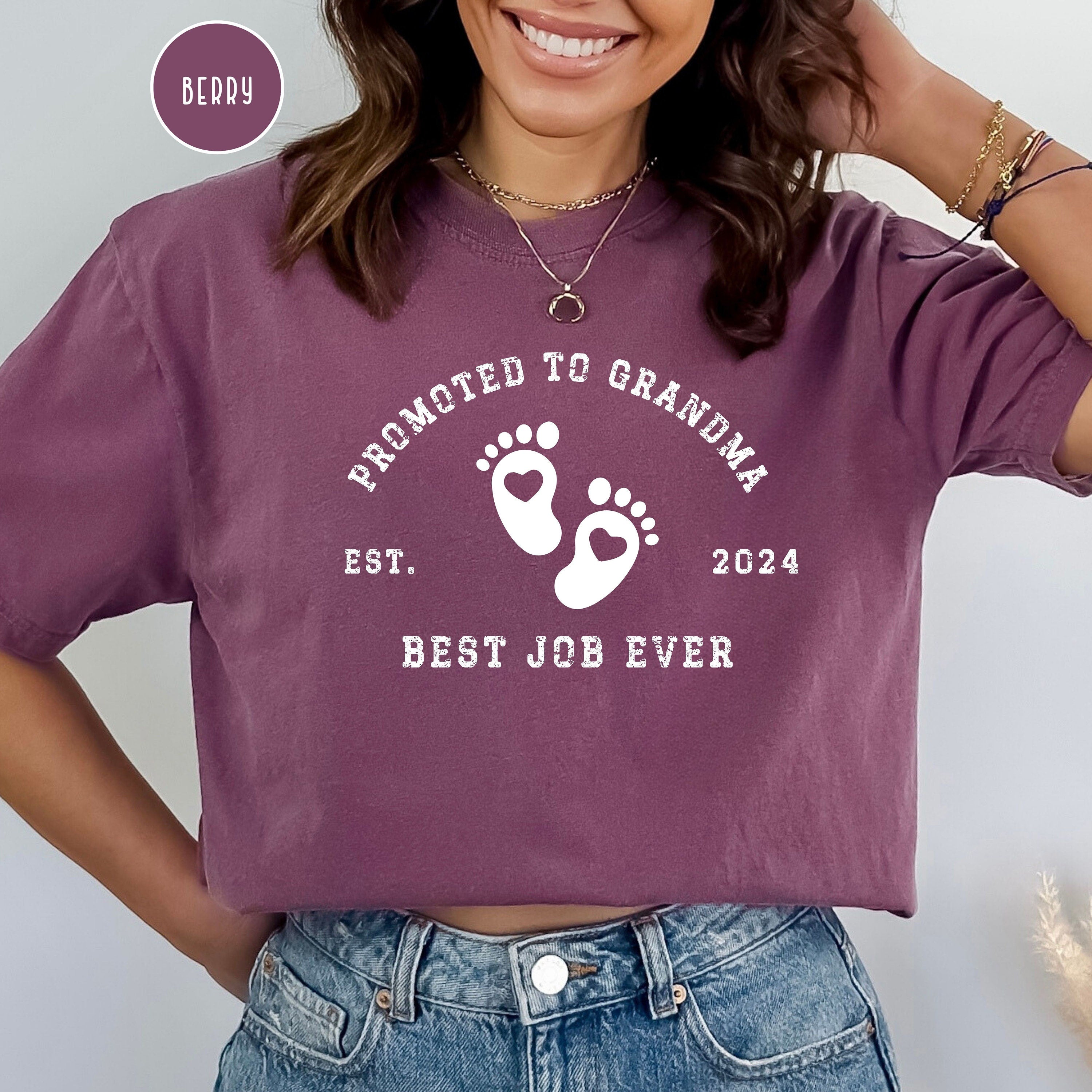 Promoted to Grandma Comfort Colors® Tee