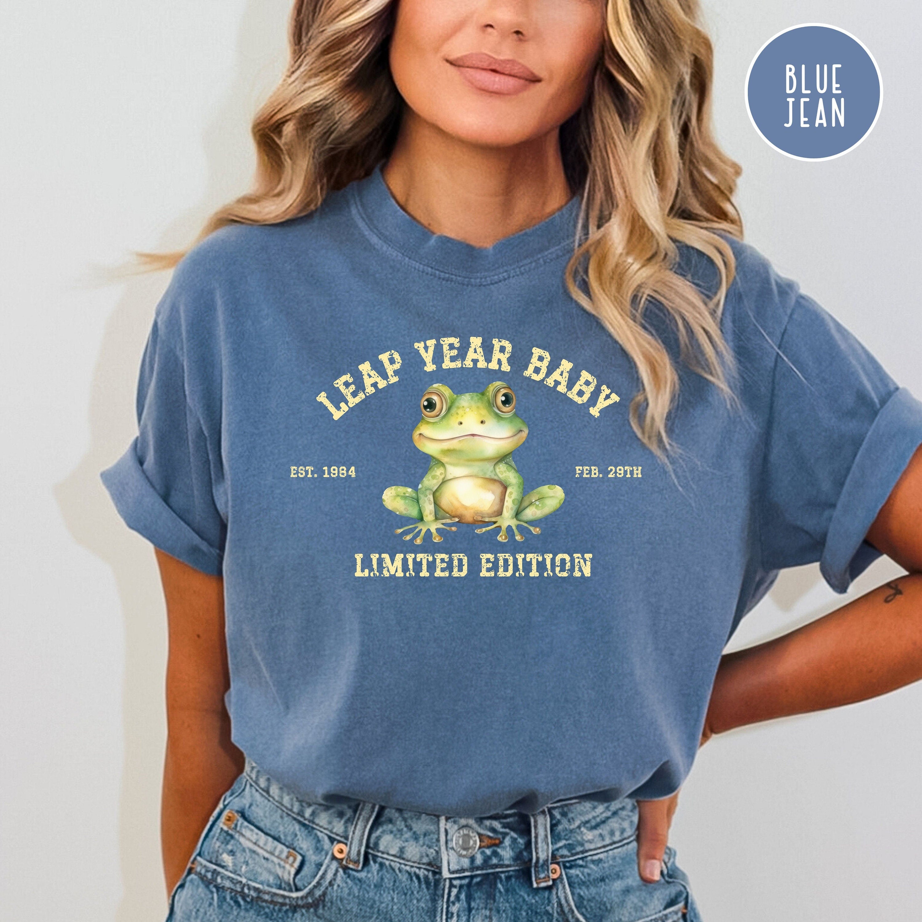 Leap Year Baby Comfort Colors® Birthday Gift Tee - Can Be Customized