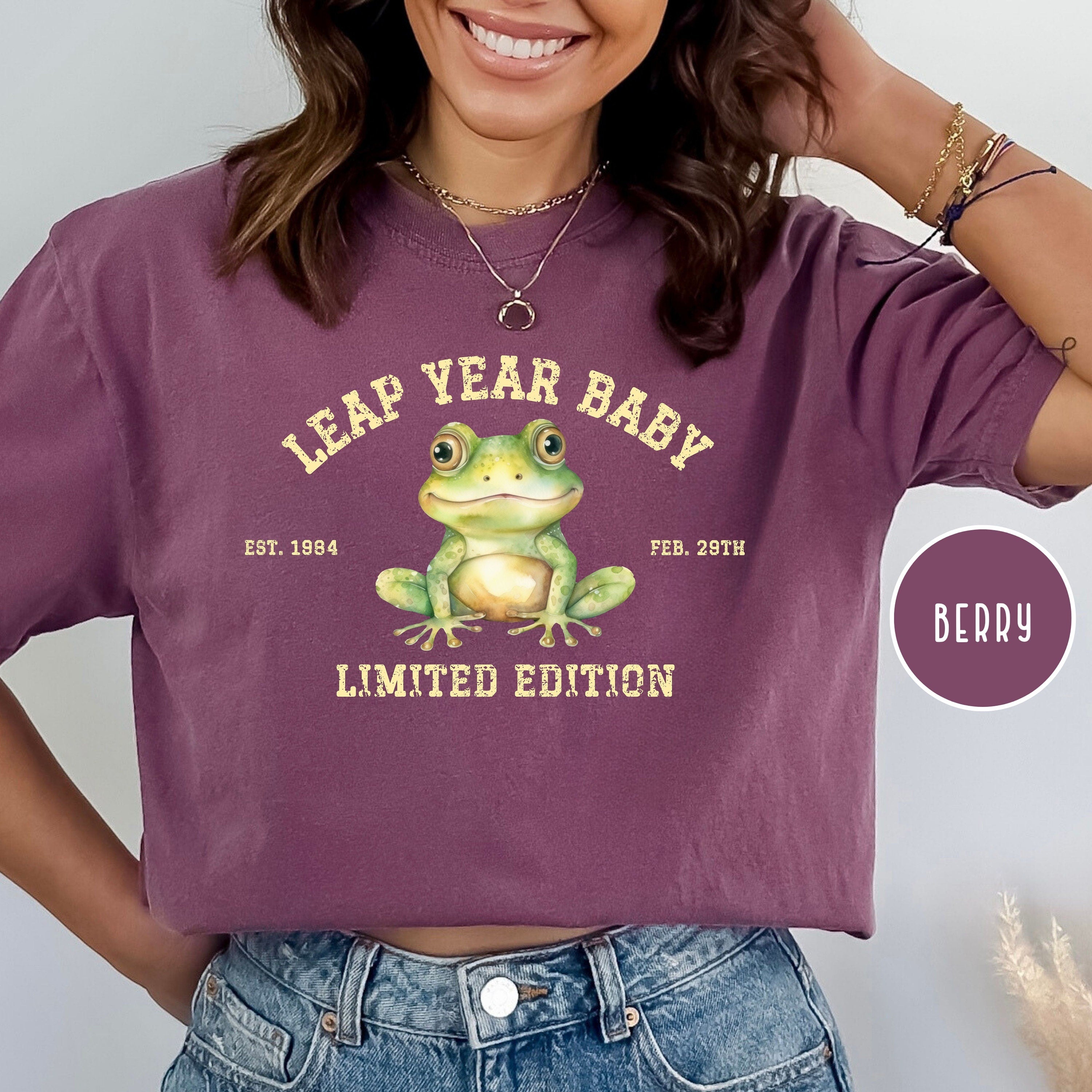 Leap Year Baby Comfort Colors® Birthday Gift Tee - Can Be Customized