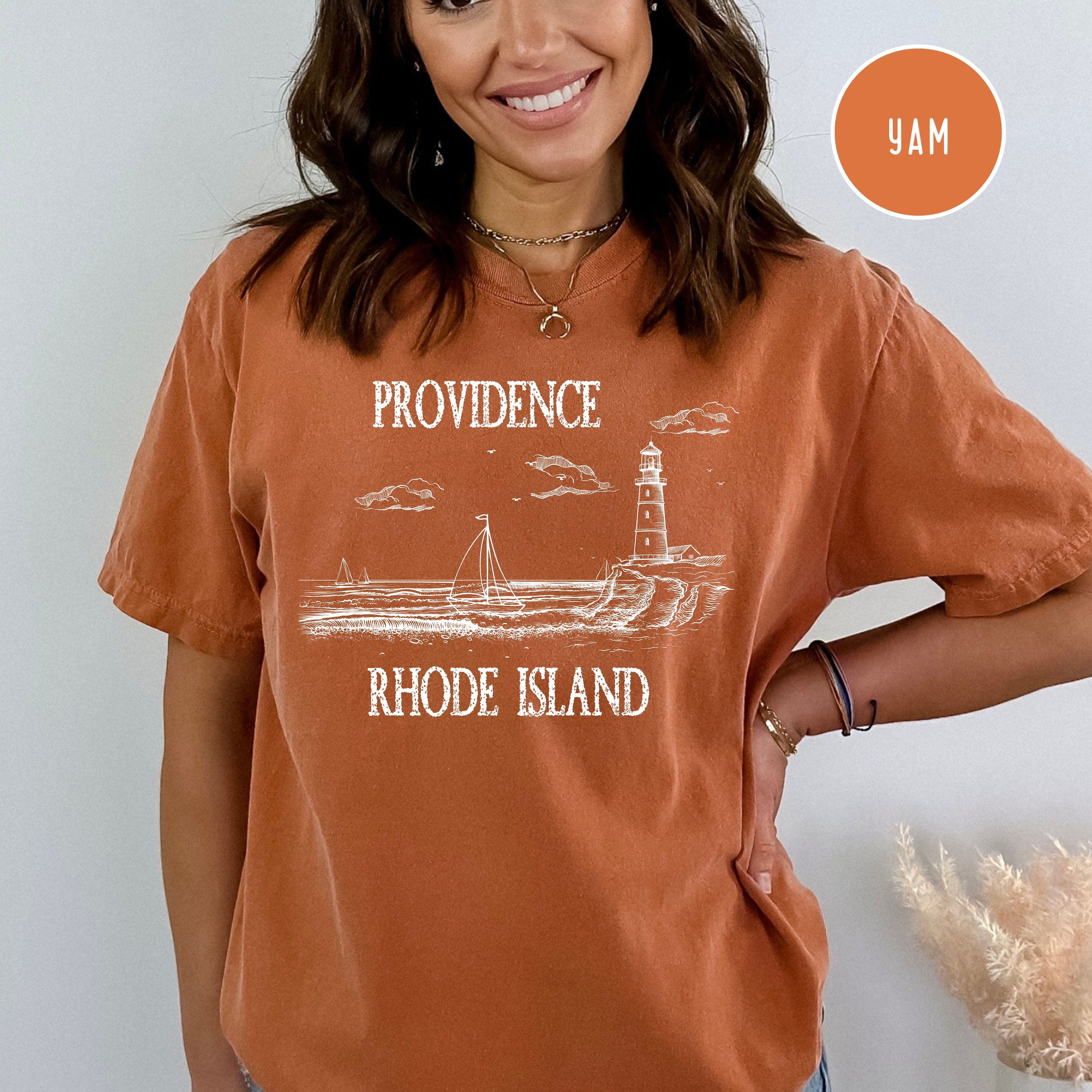 Providence Rhode Island Grunge Style Comfort Colors® Tee