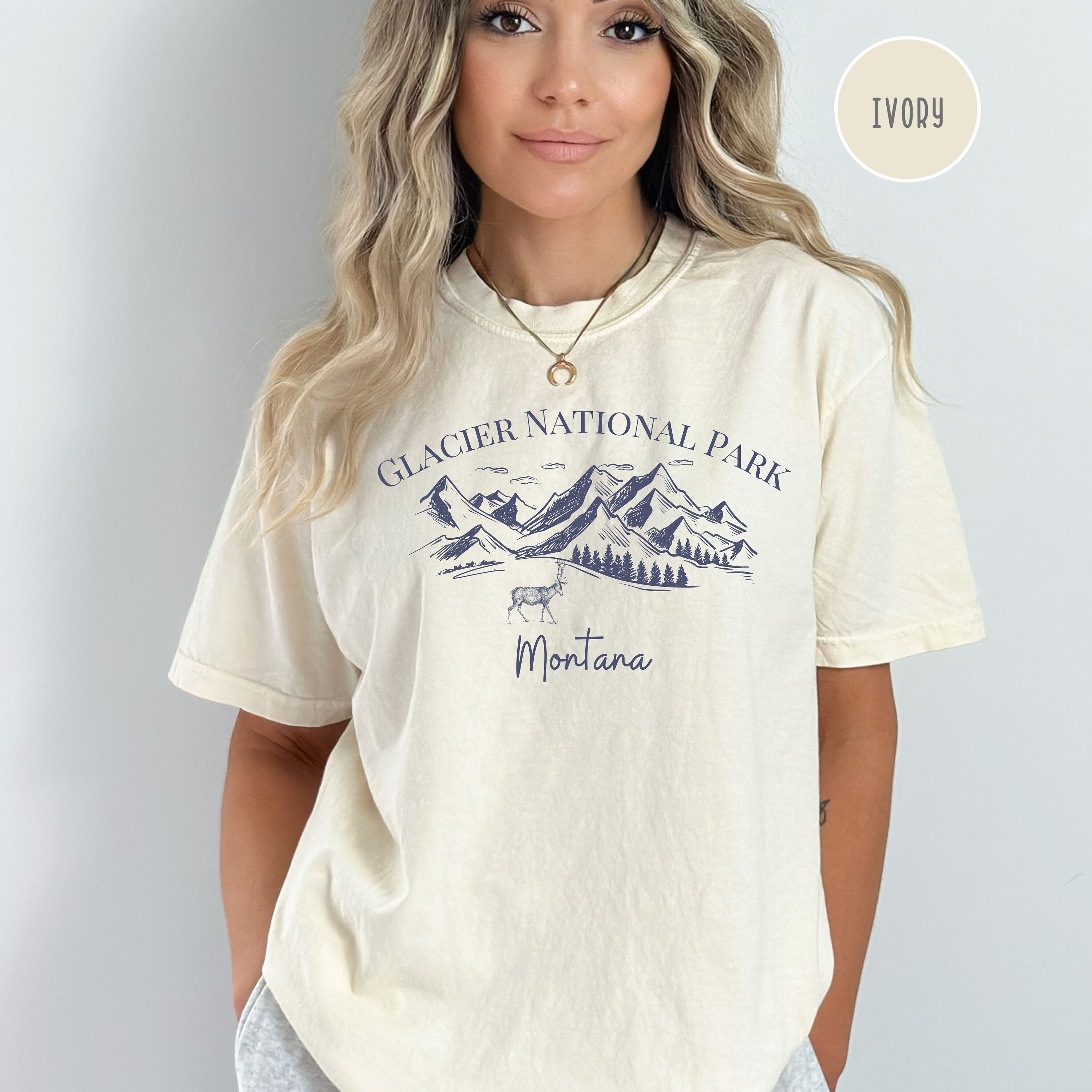 Glacier National Park Montana Comfort Colors® Tee