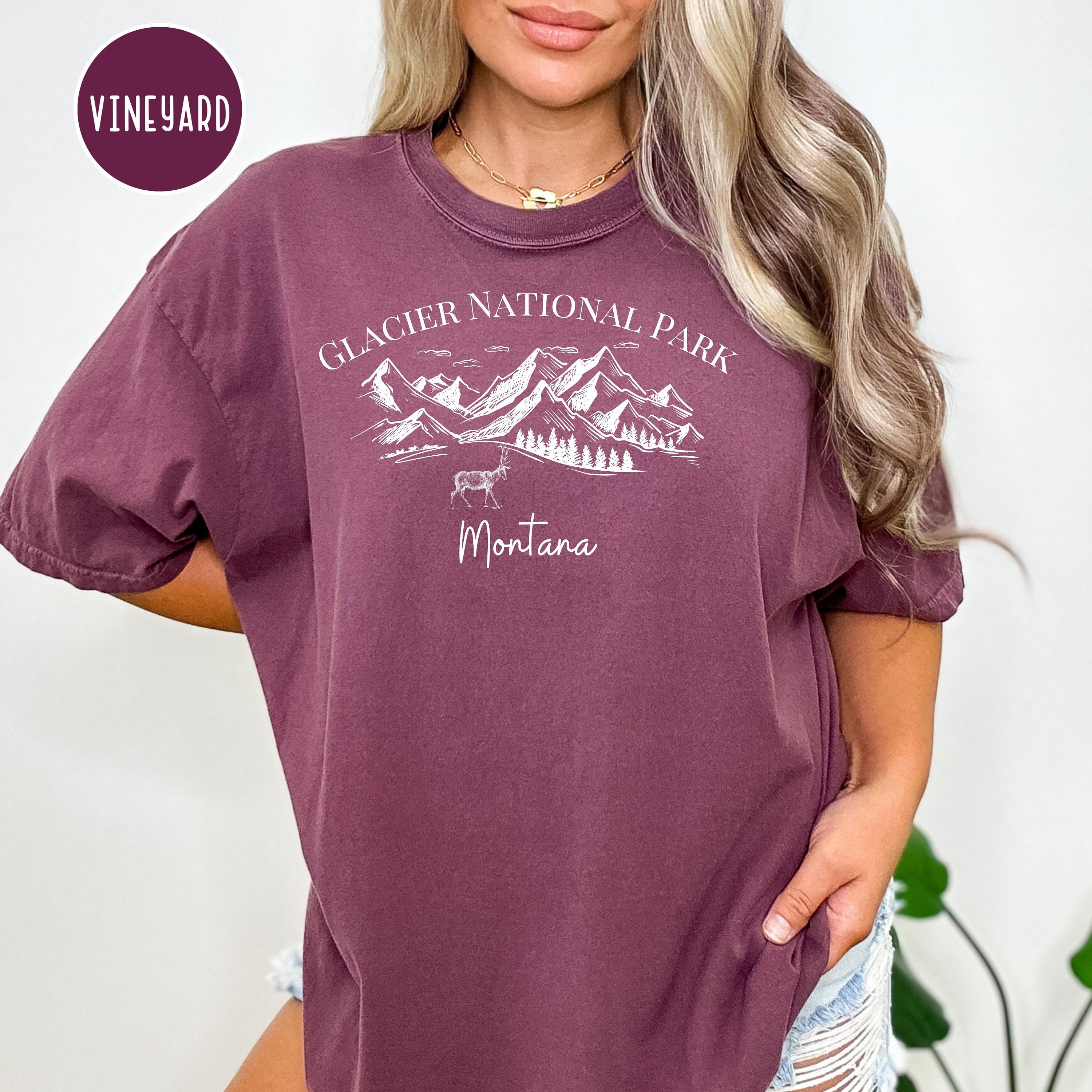 Glacier National Park Montana Comfort Colors® Tee