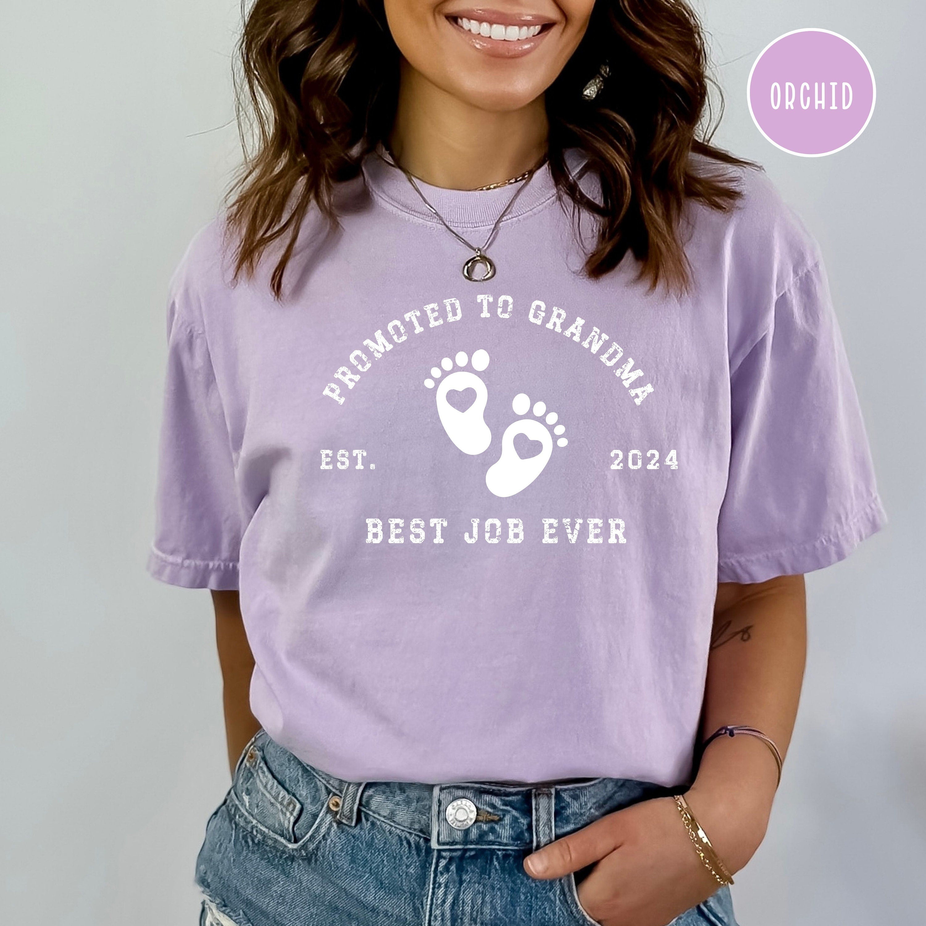 Promoted to Grandma Comfort Colors® Tee