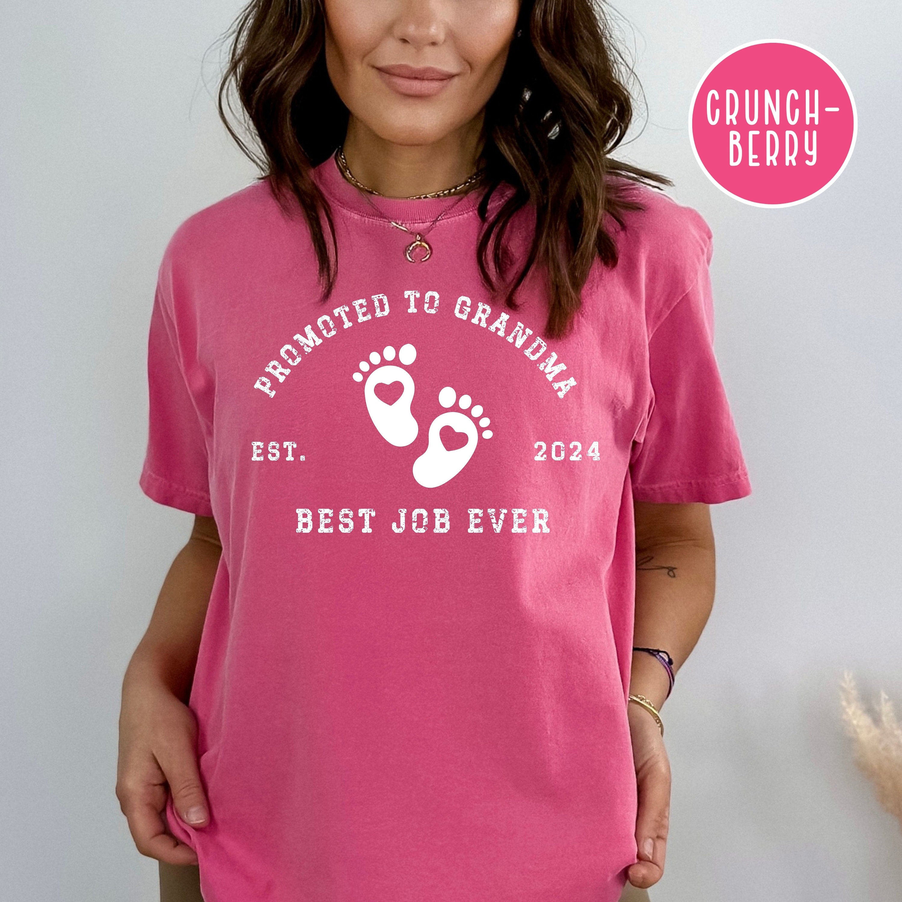 Promoted to Grandma Comfort Colors® Tee