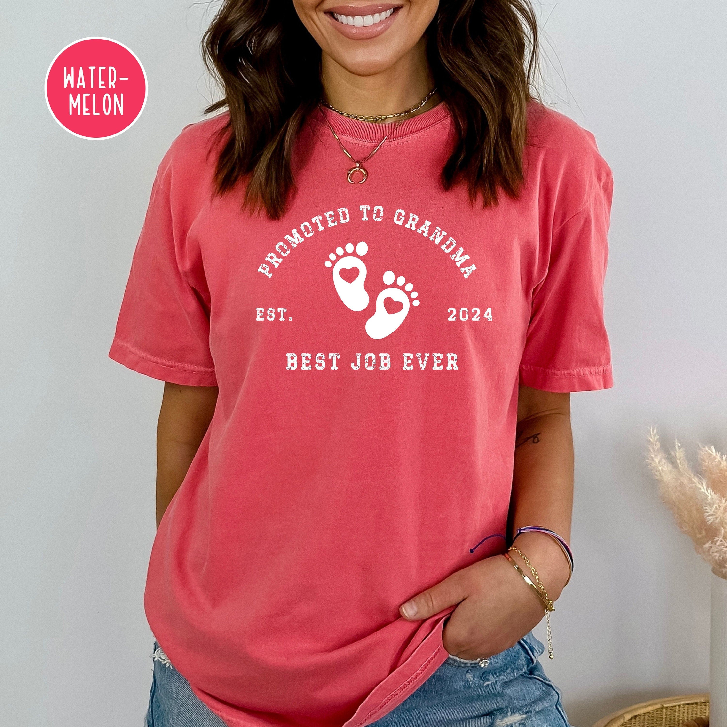 Promoted to Grandma Comfort Colors® Tee