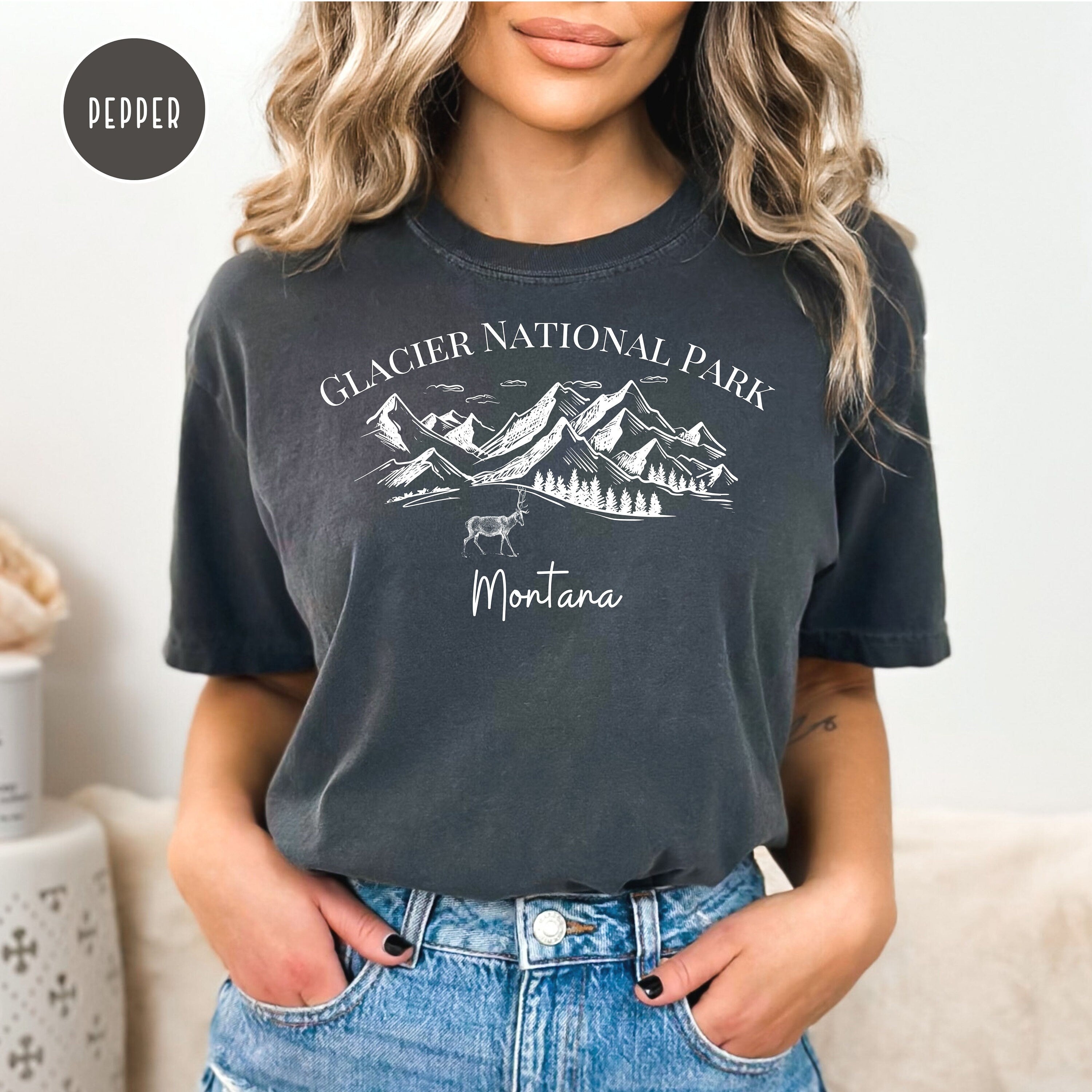 Glacier National Park Montana Comfort Colors® Tee