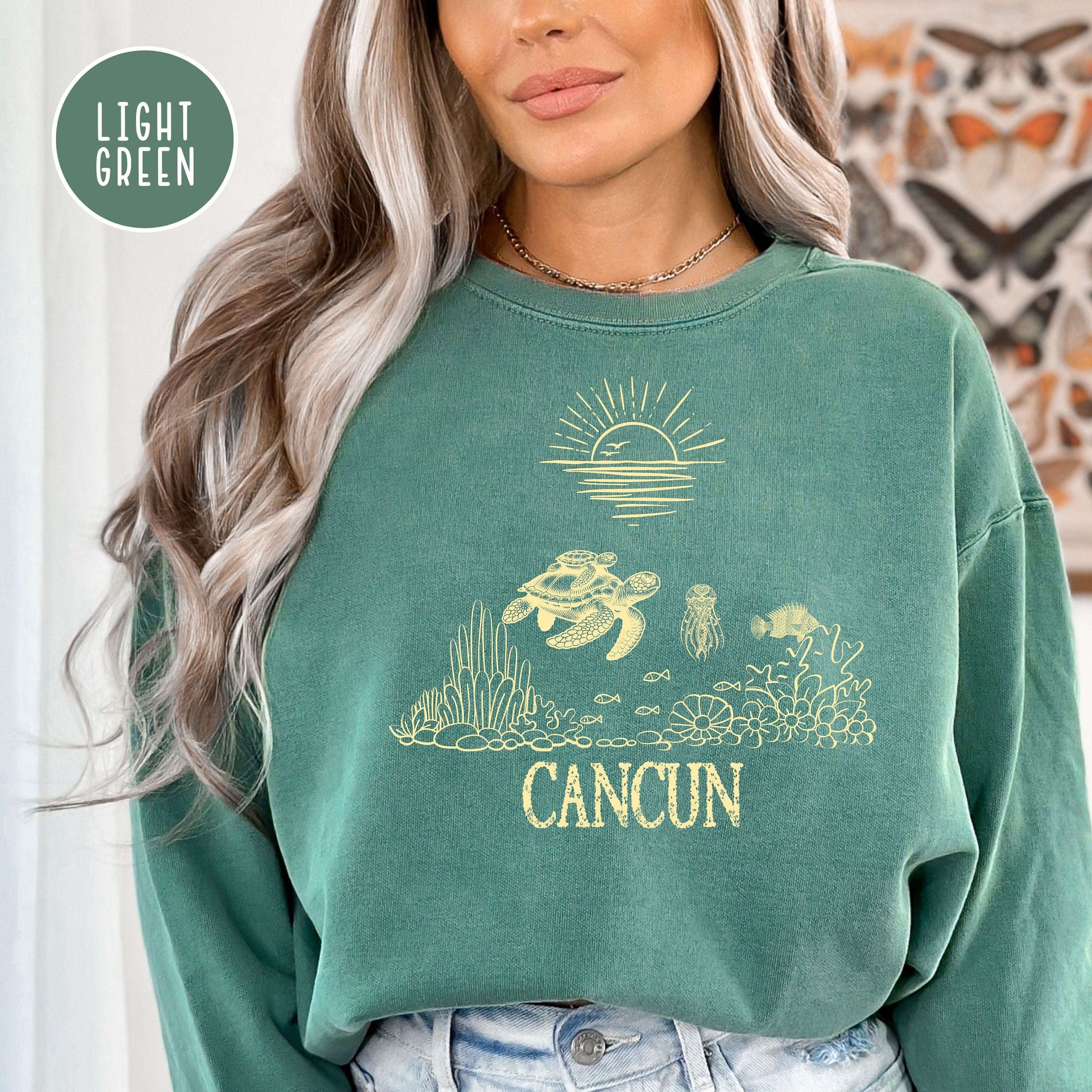 Cancun Mexico Comfort Colors® Sweatshirt