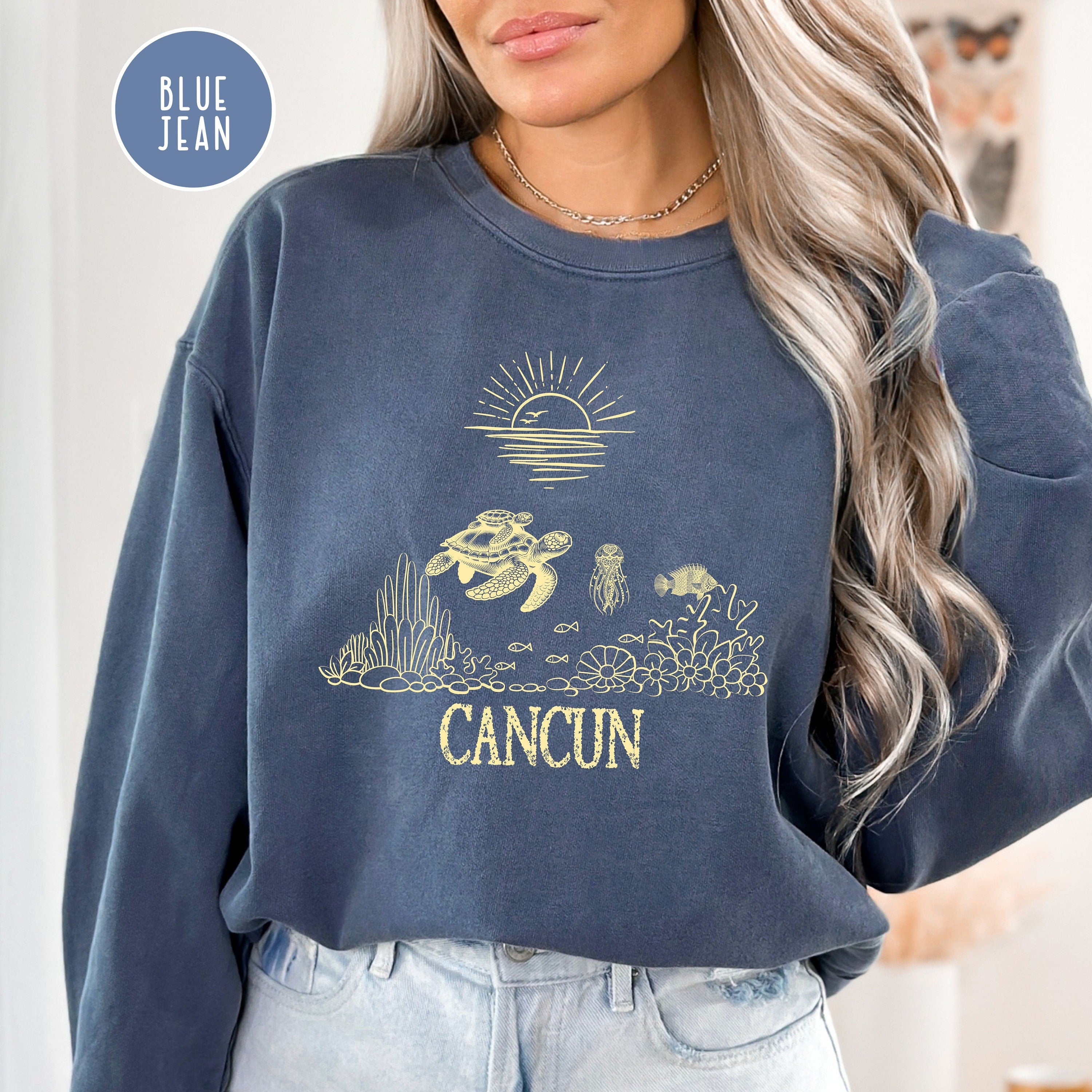 Cancun Mexico Comfort Colors® Sweatshirt