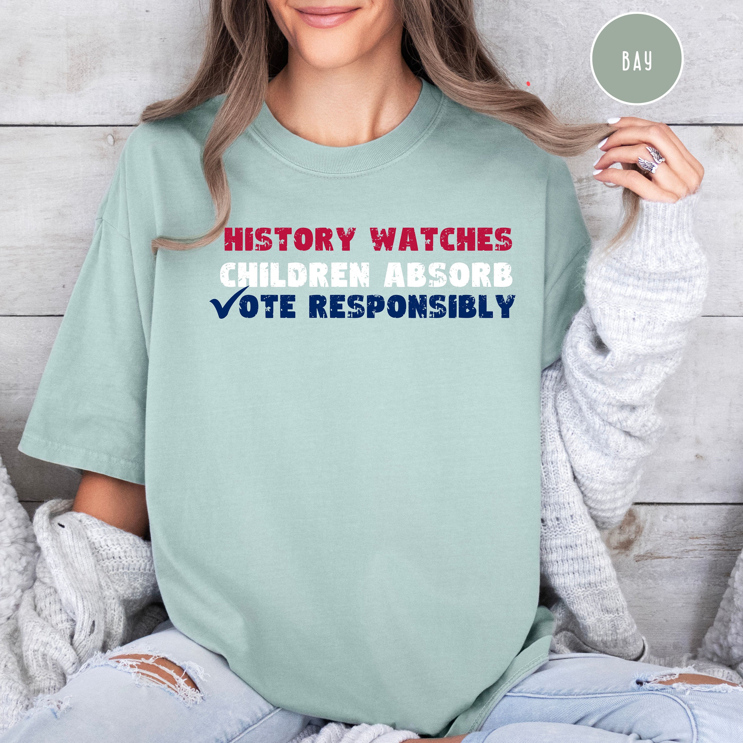 Red, White and Blue Vote Comfort Colors® Election Shirt