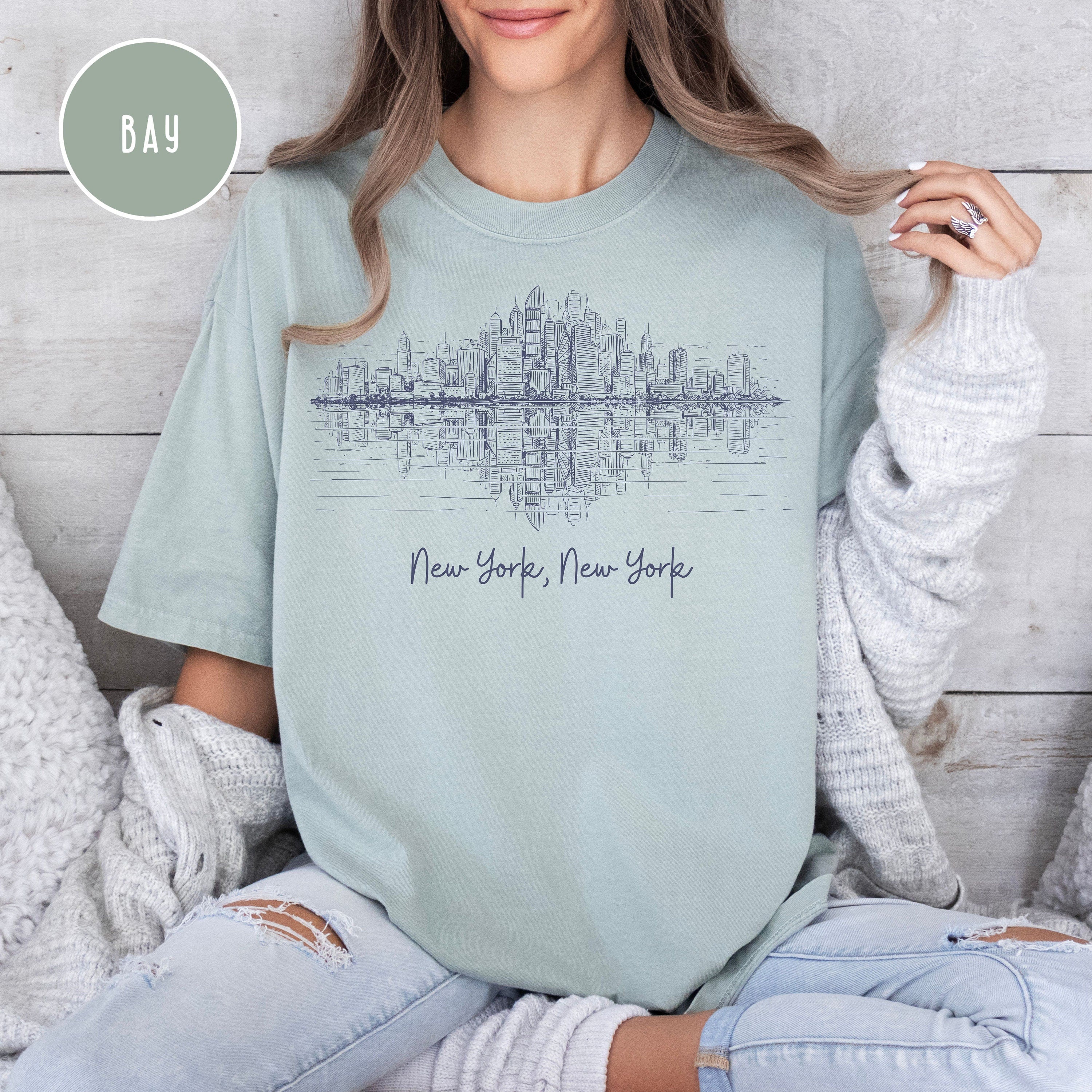 New York City Skyscrapers Comfort Colors® Tee