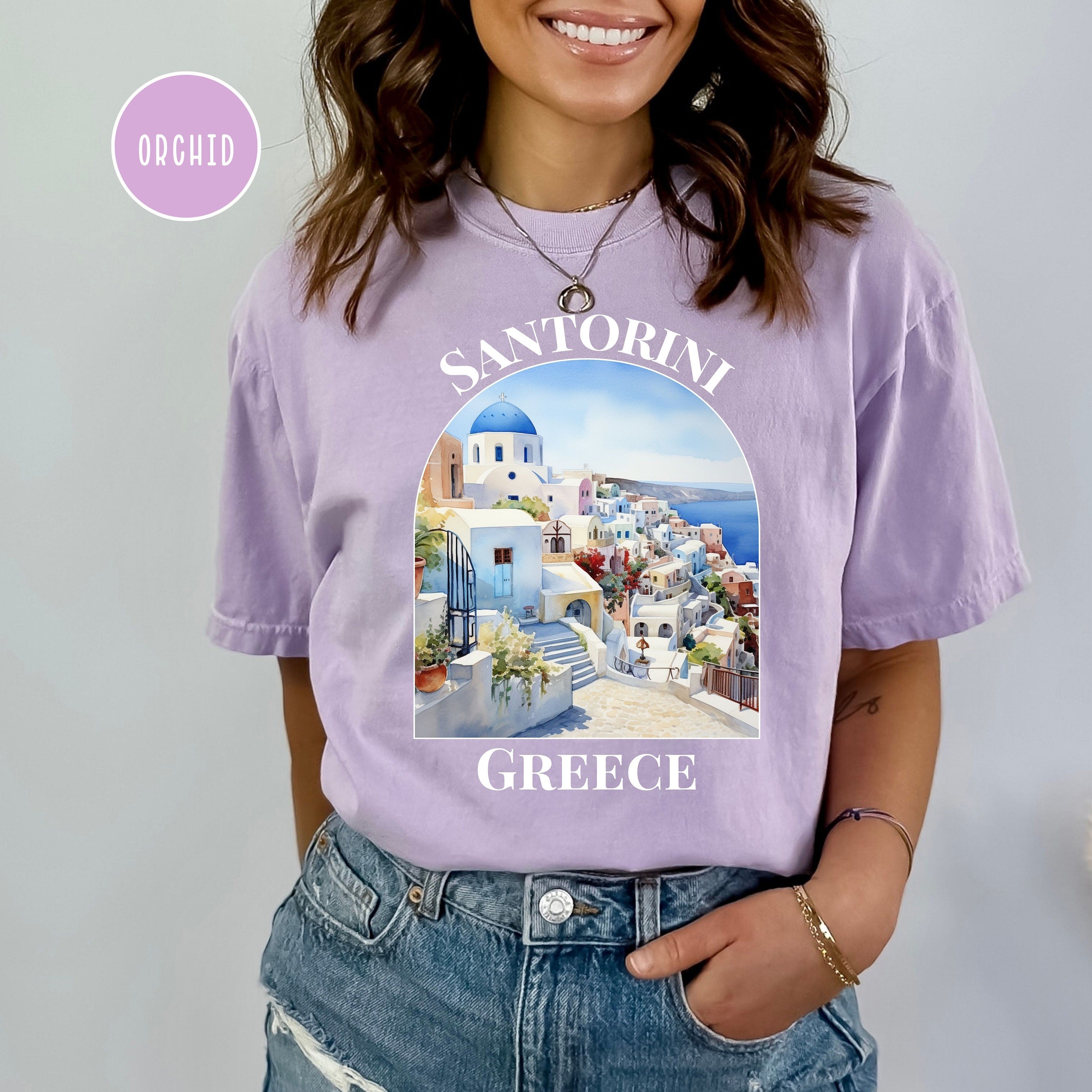 Santorini Greece Comfort Colors® Tee