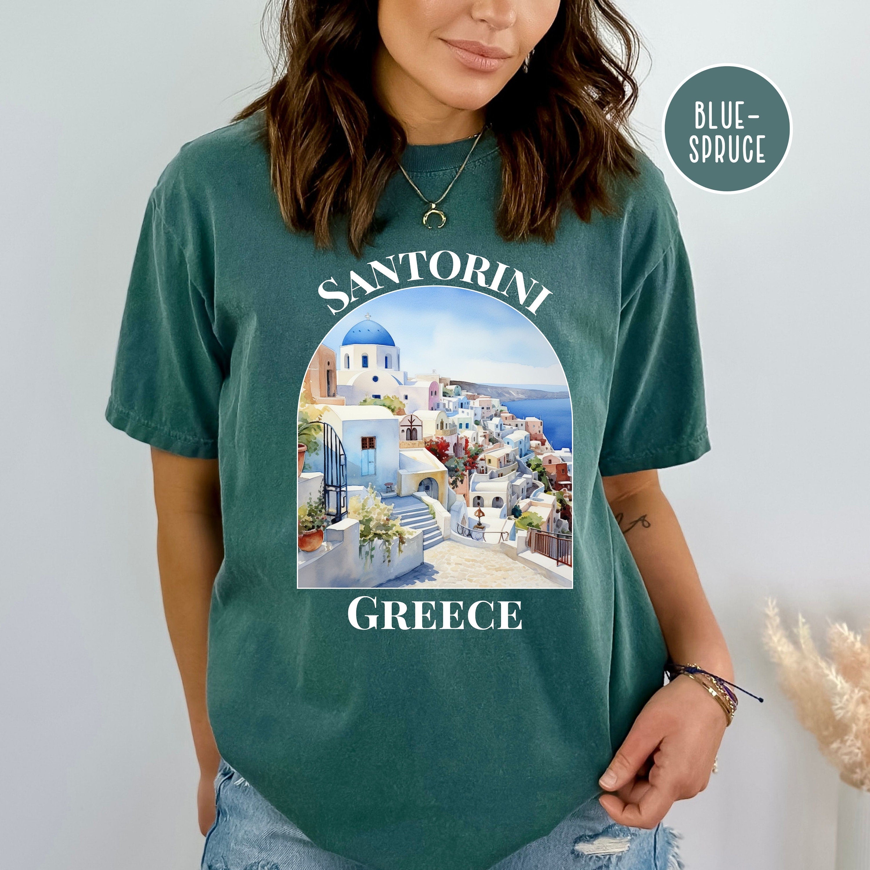 Santorini Greece Comfort Colors® Tee