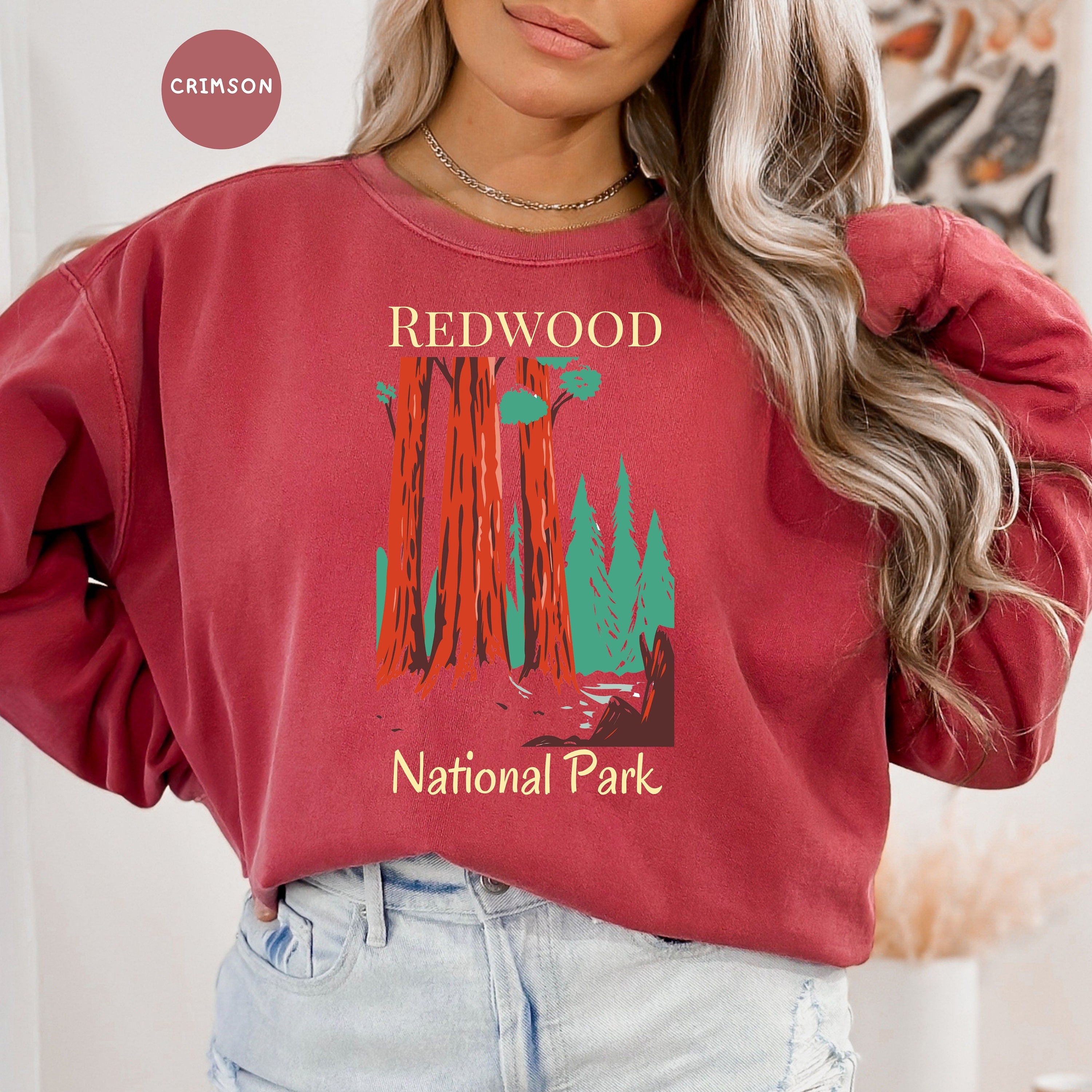 Redwood National Park California Comfort Colors Sweatshirt