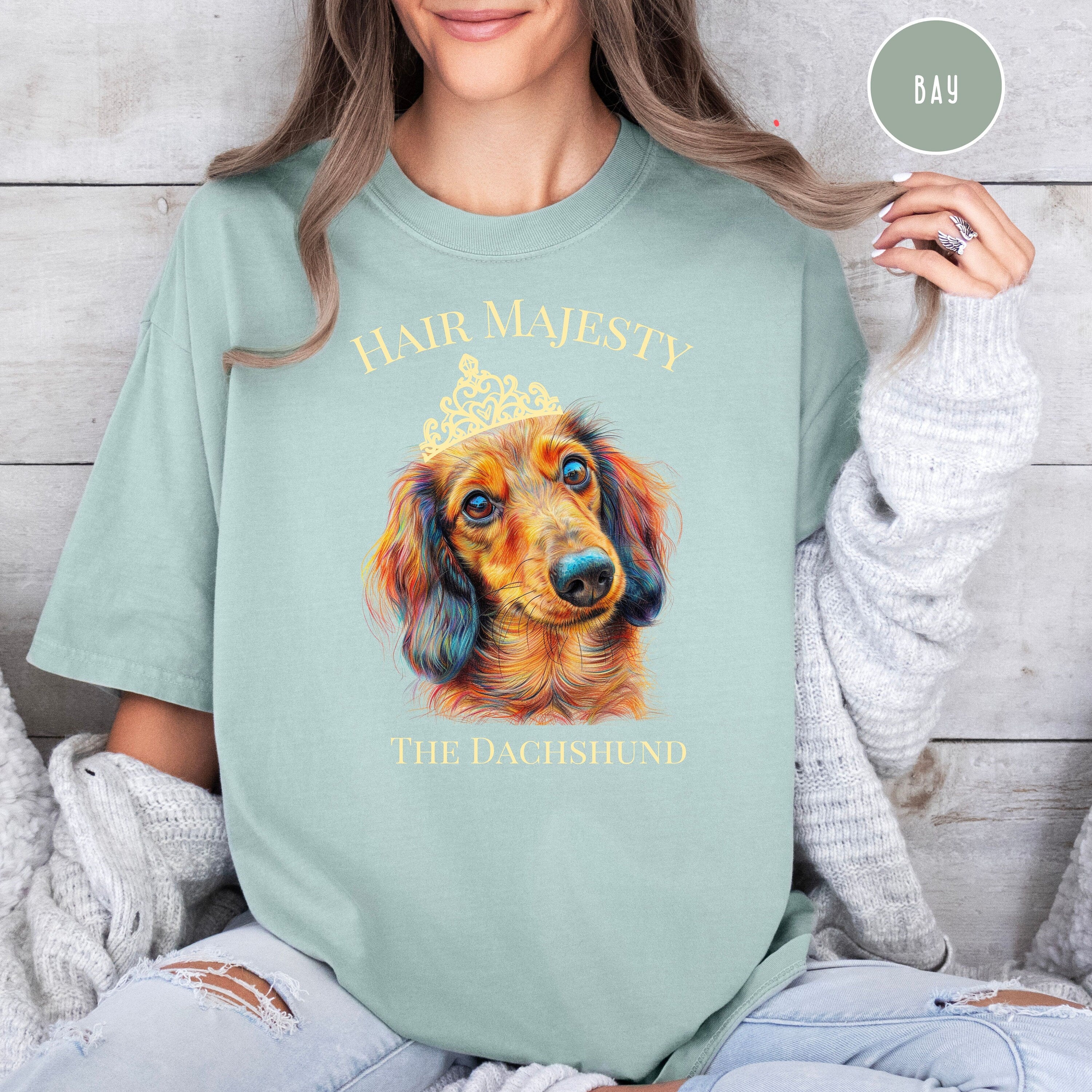 Longhaired Dachshund Lover Comfort Colors®Tee