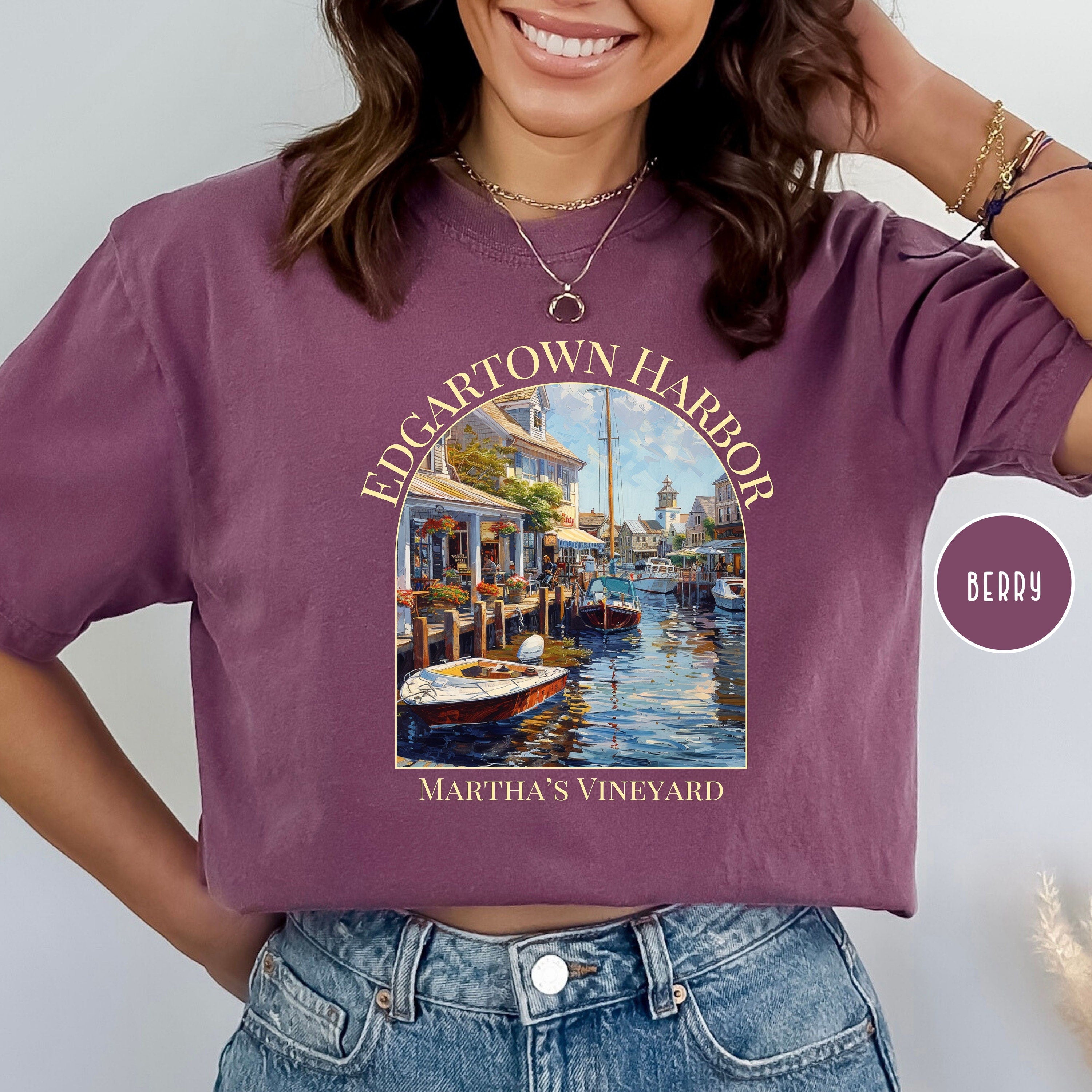 Martha's Vineyard Edgartown Harbor Comfort Colors® Tee