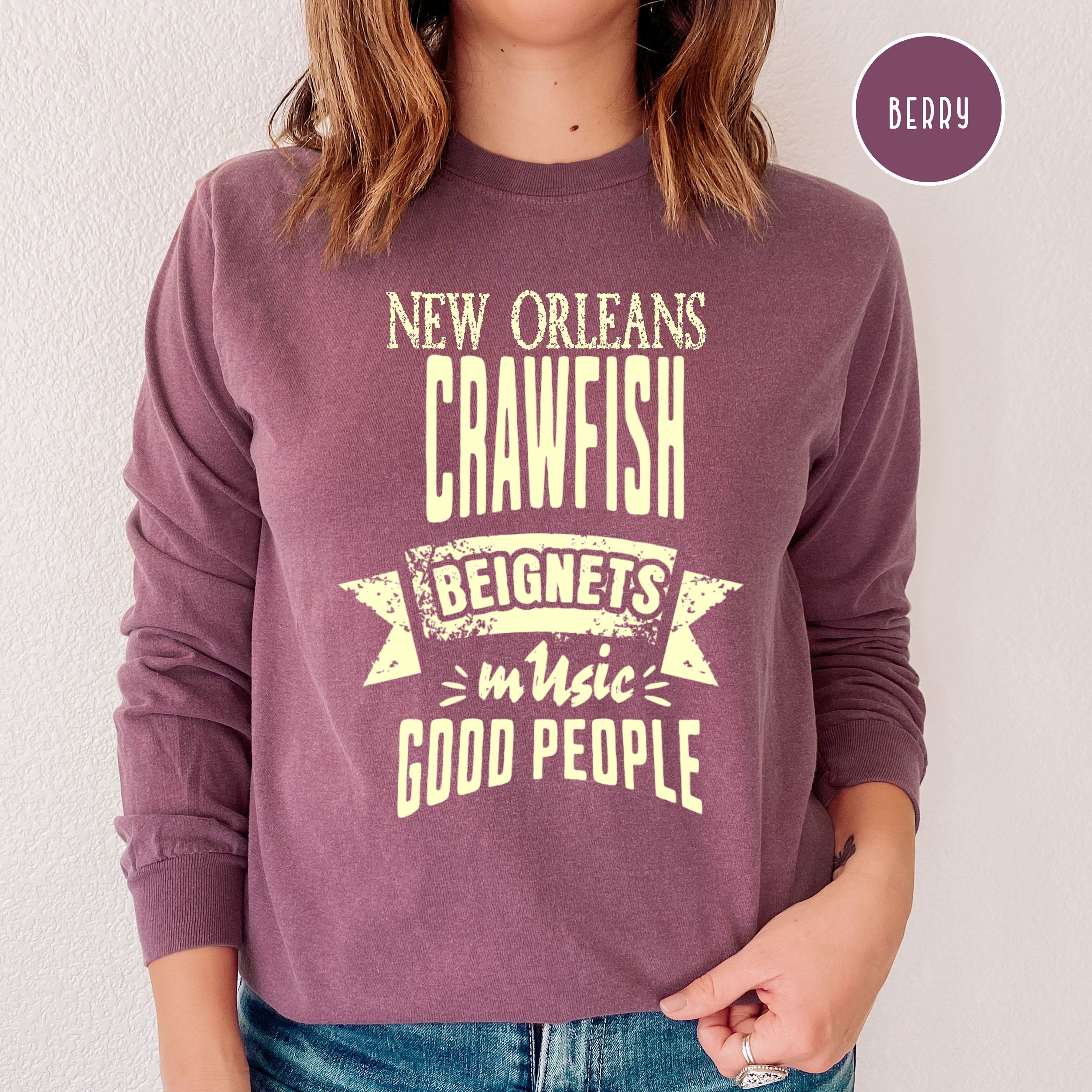New Orleans Comfort Colors® Long Sleeve Tee